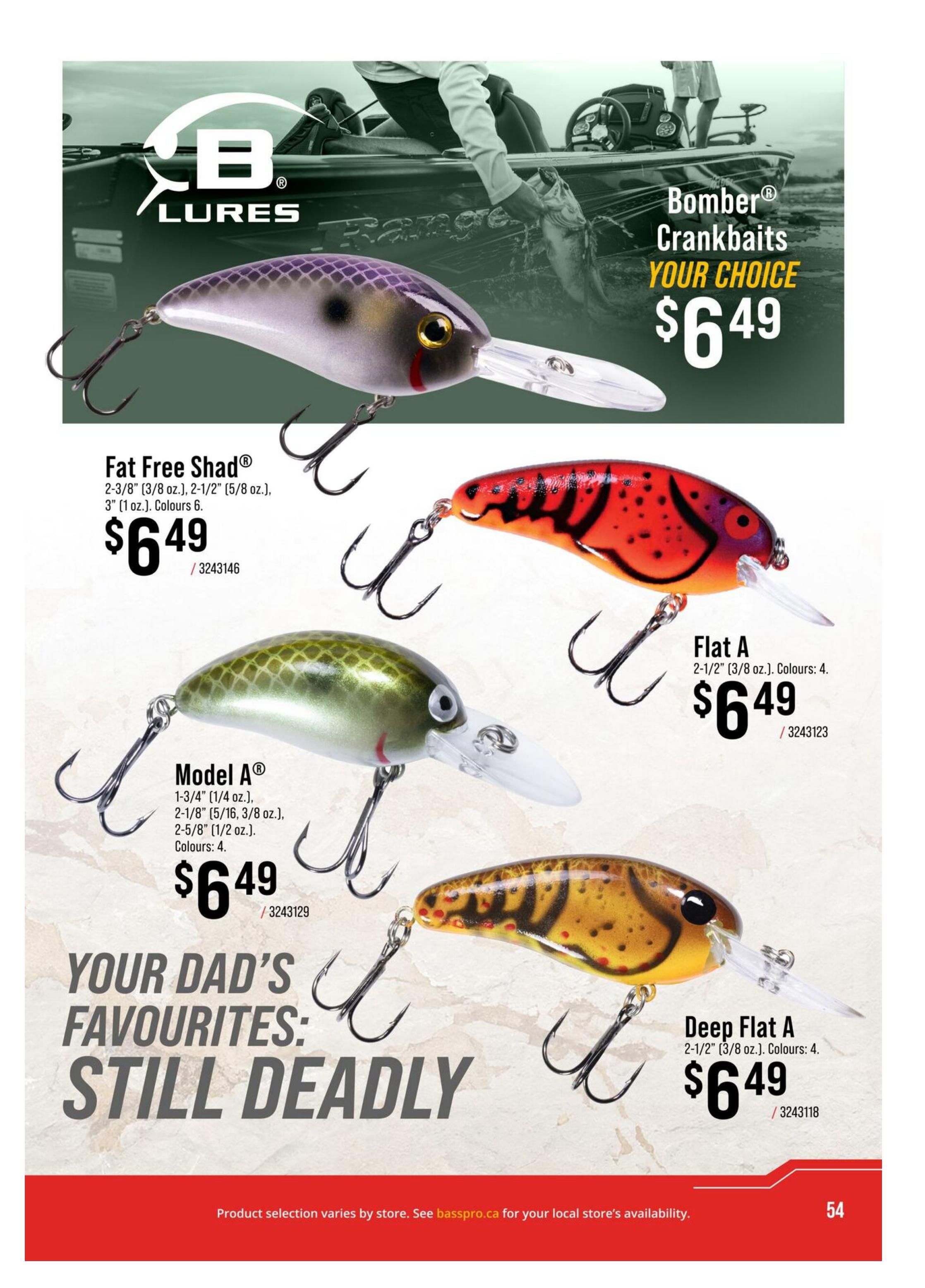Cabela's 2026 Canada Fishing Master Catalogue July 25 to September 1