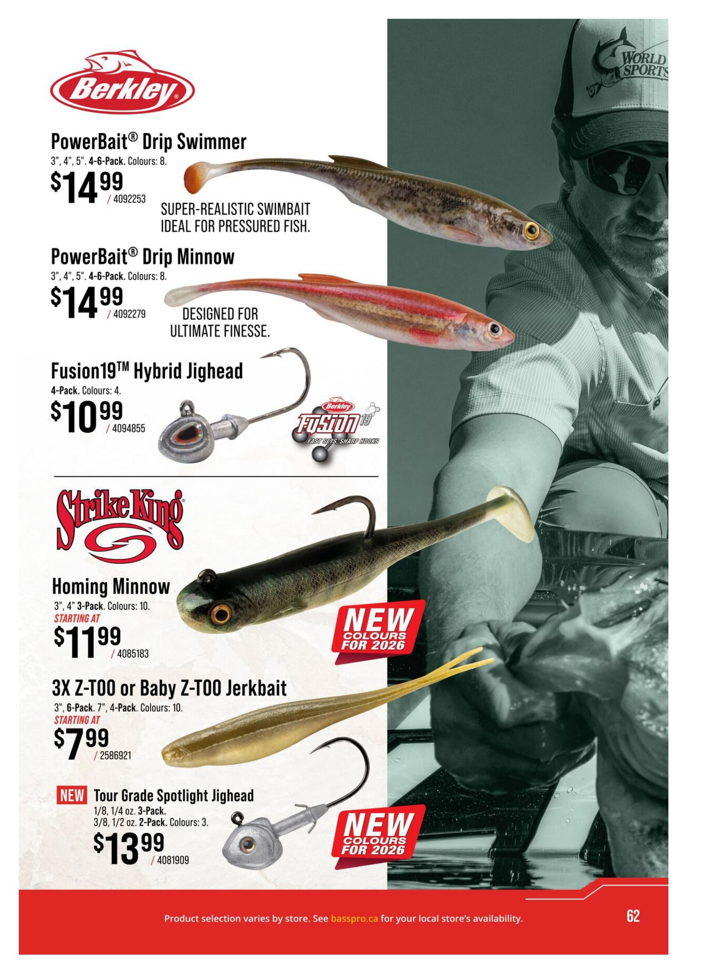 Cabela's 2026 Canada Fishing Master Catalogue July 25 to September 1