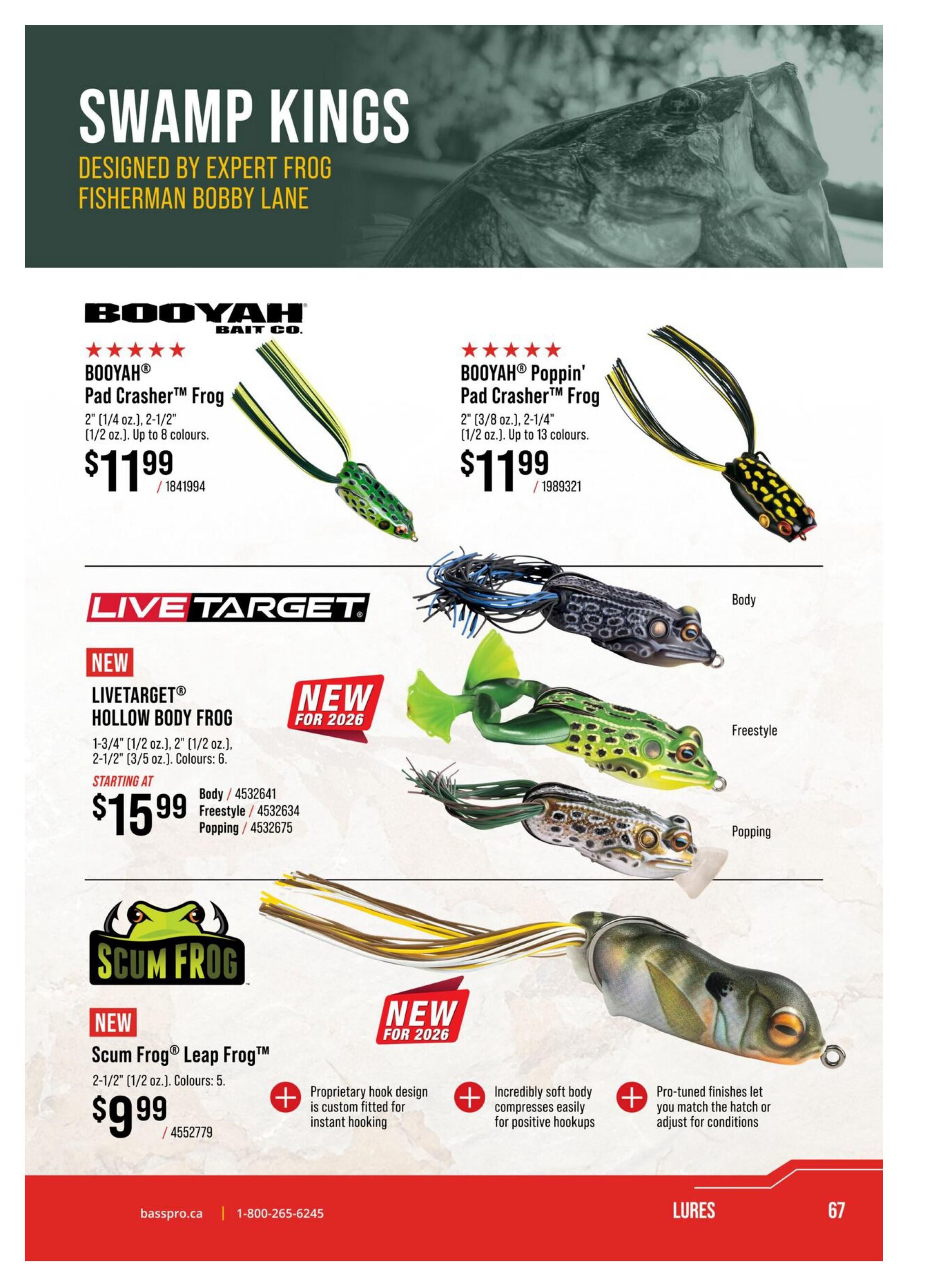 Cabela's 2026 Canada Fishing Master Catalogue July 25 to September 1