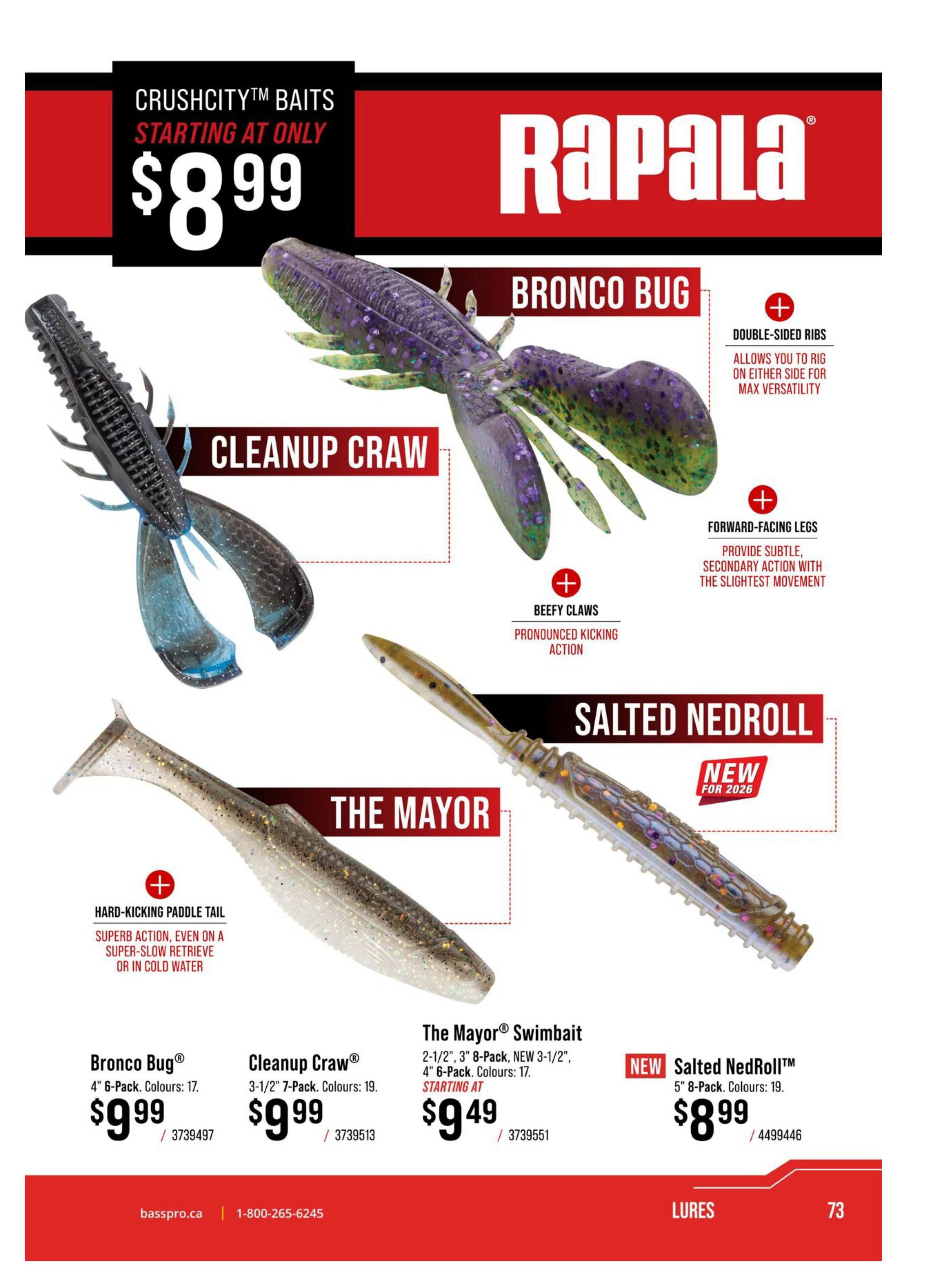 Cabela's 2026 Canada Fishing Master Catalogue July 25 to September 1