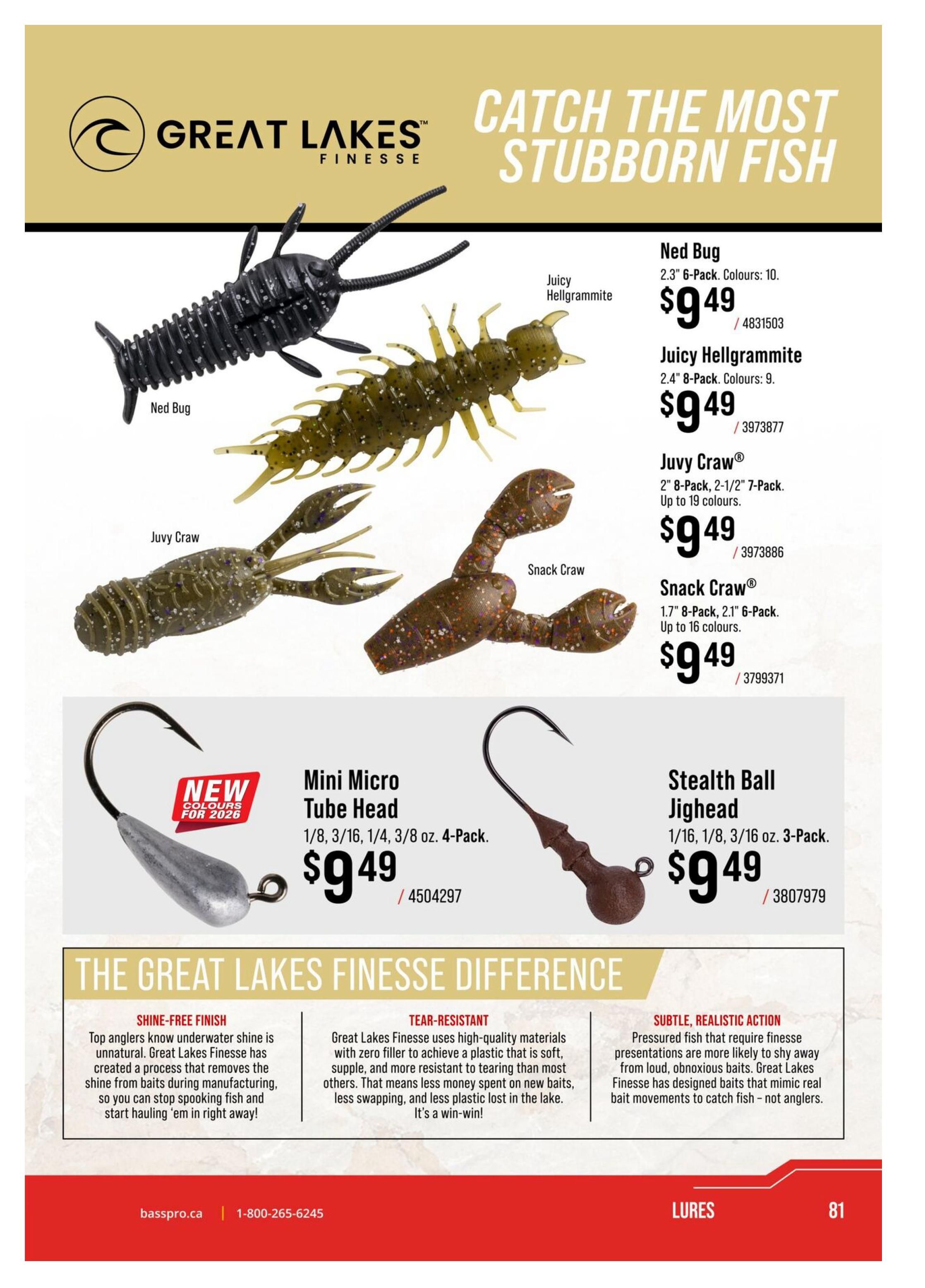 Cabela's 2026 Canada Fishing Master Catalogue July 25 to September 1