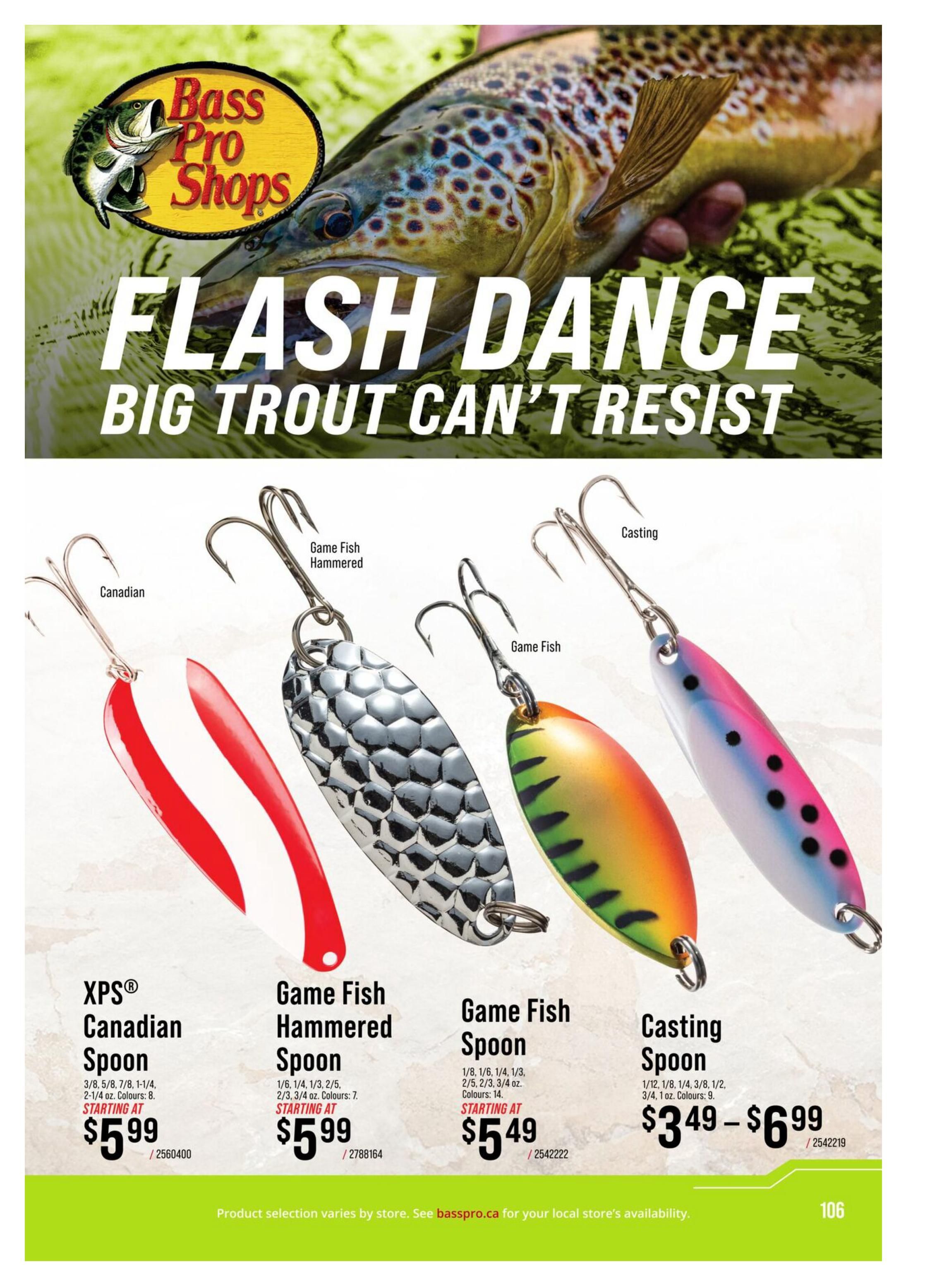 Bass Pro Shops 2026 Canada Fishing Master Catalogue July 25 to September 1