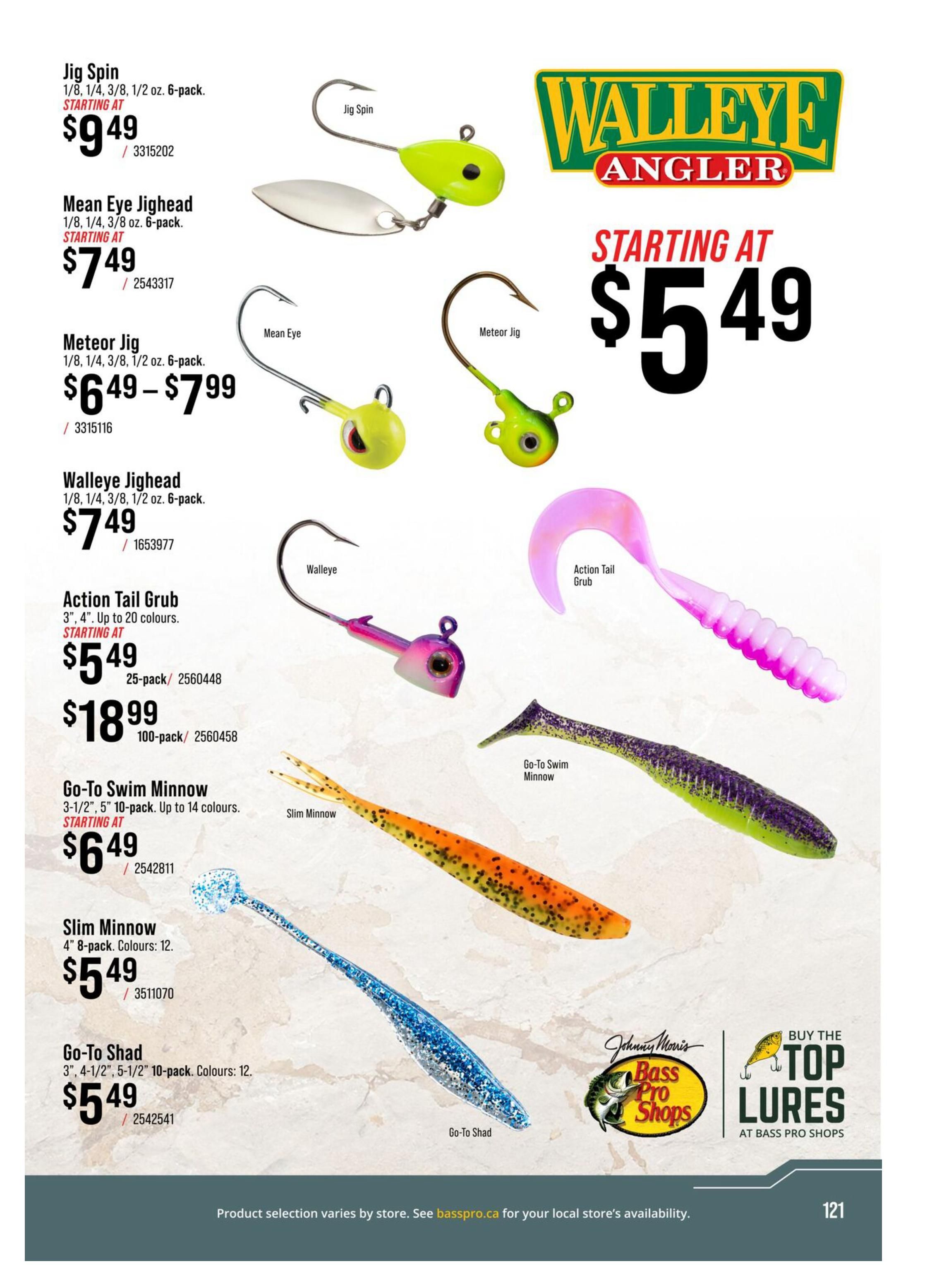 Bass Pro Shops 2026 Canada Fishing Master Catalogue July 25 to September 1