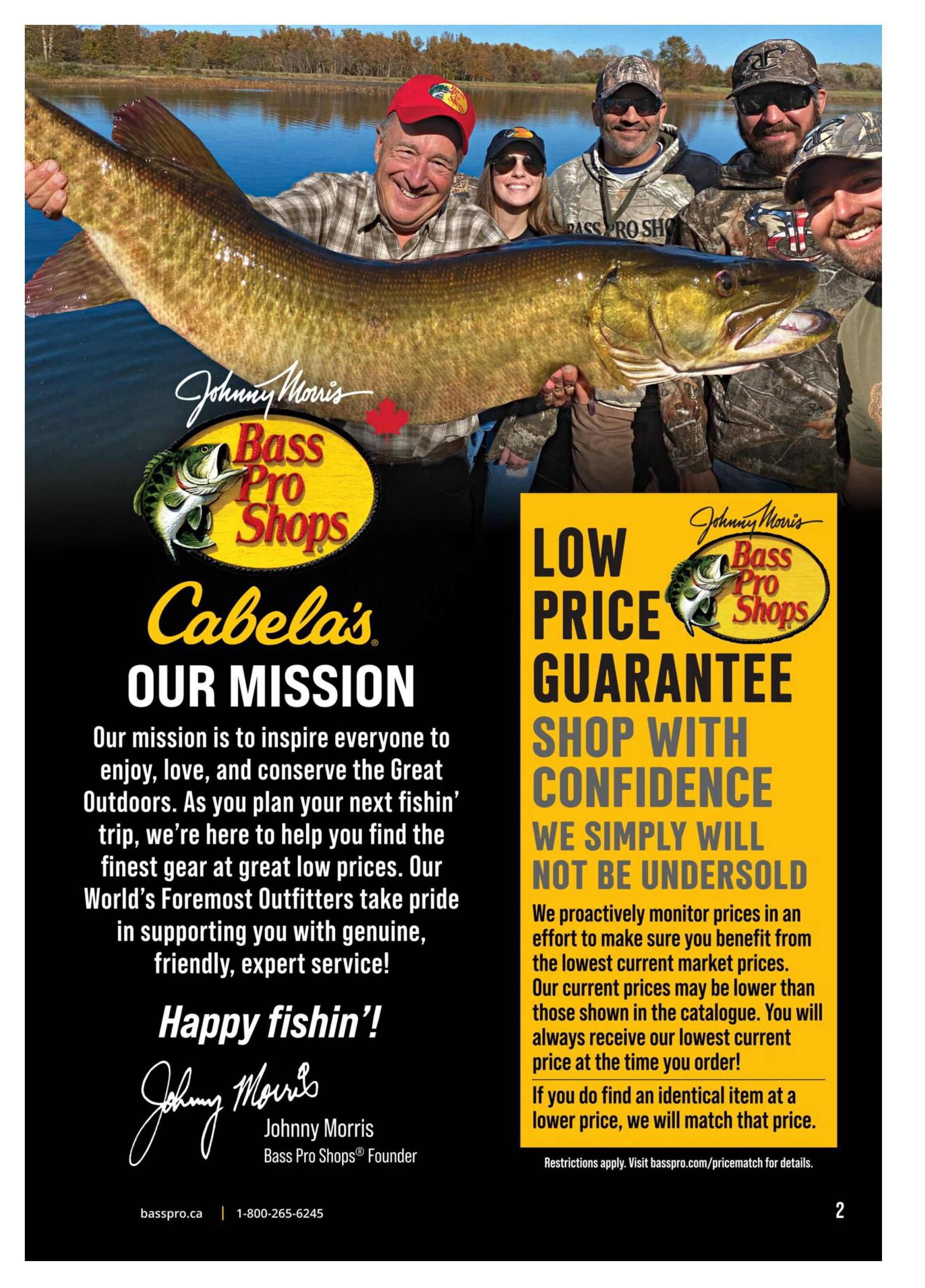 Bass Pro Shops 2026 Canada Fishing Master Catalogue July 25 to September 1