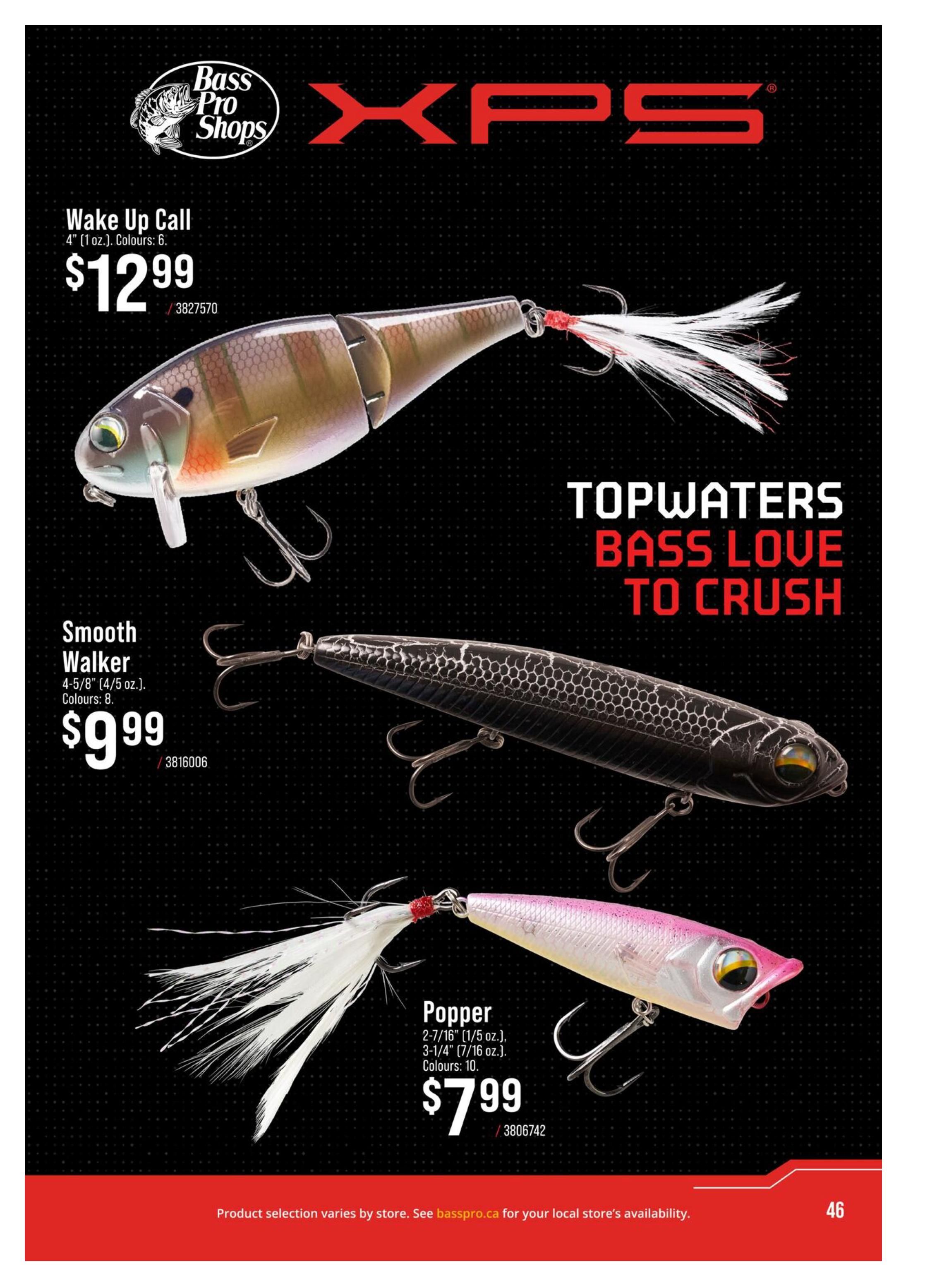 Bass Pro Shops 2026 Canada Fishing Master Catalogue July 25 to September 1