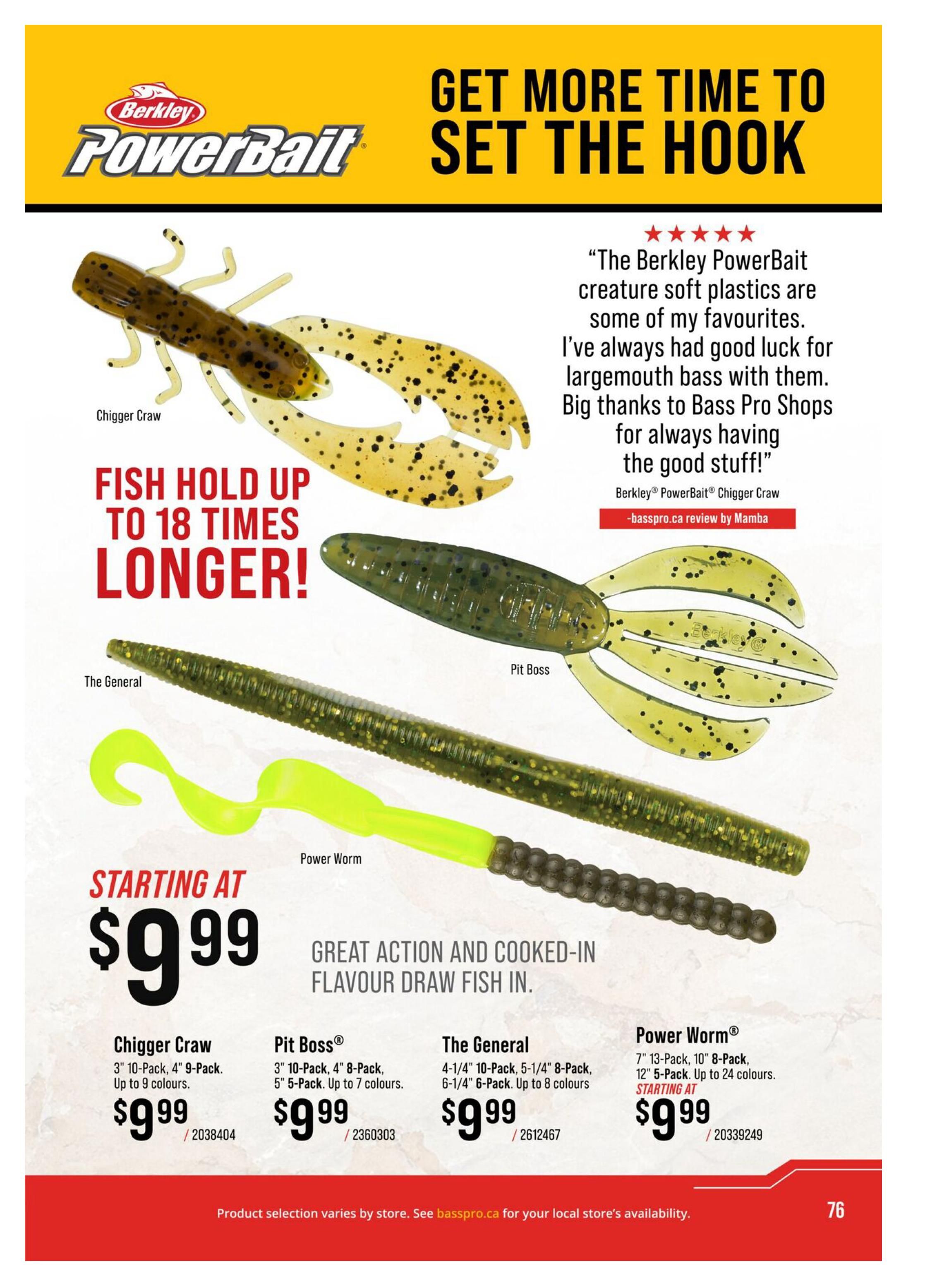 Bass Pro Shops 2026 Canada Fishing Master Catalogue July 25 to September 1