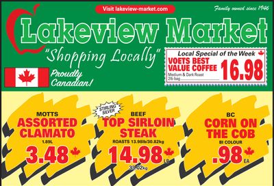 Lakeview Market Flyer July 25 to 31