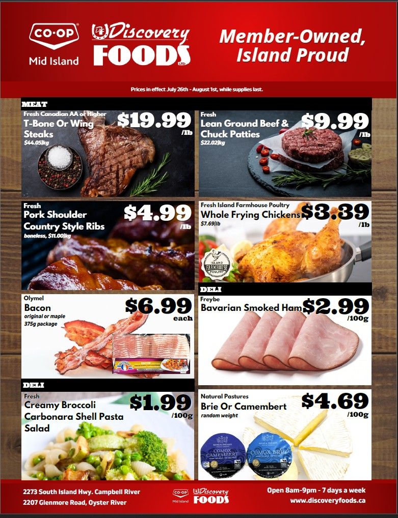Discovery Foods Flyer July 26 to August 1