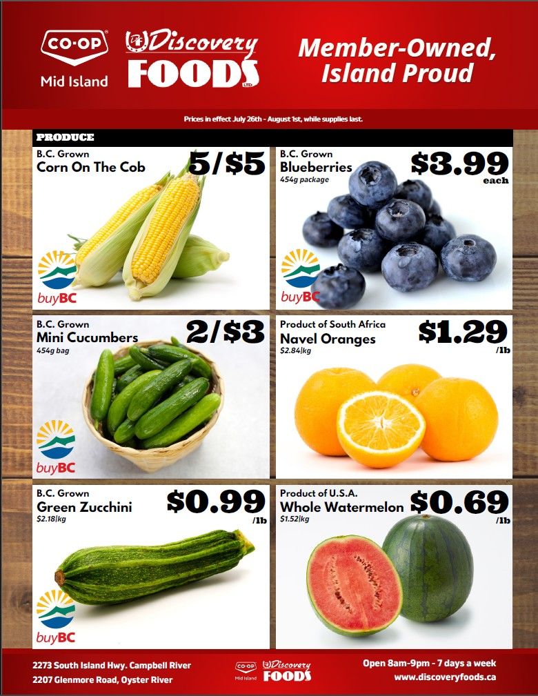 Discovery Foods Flyer July 26 to August 1