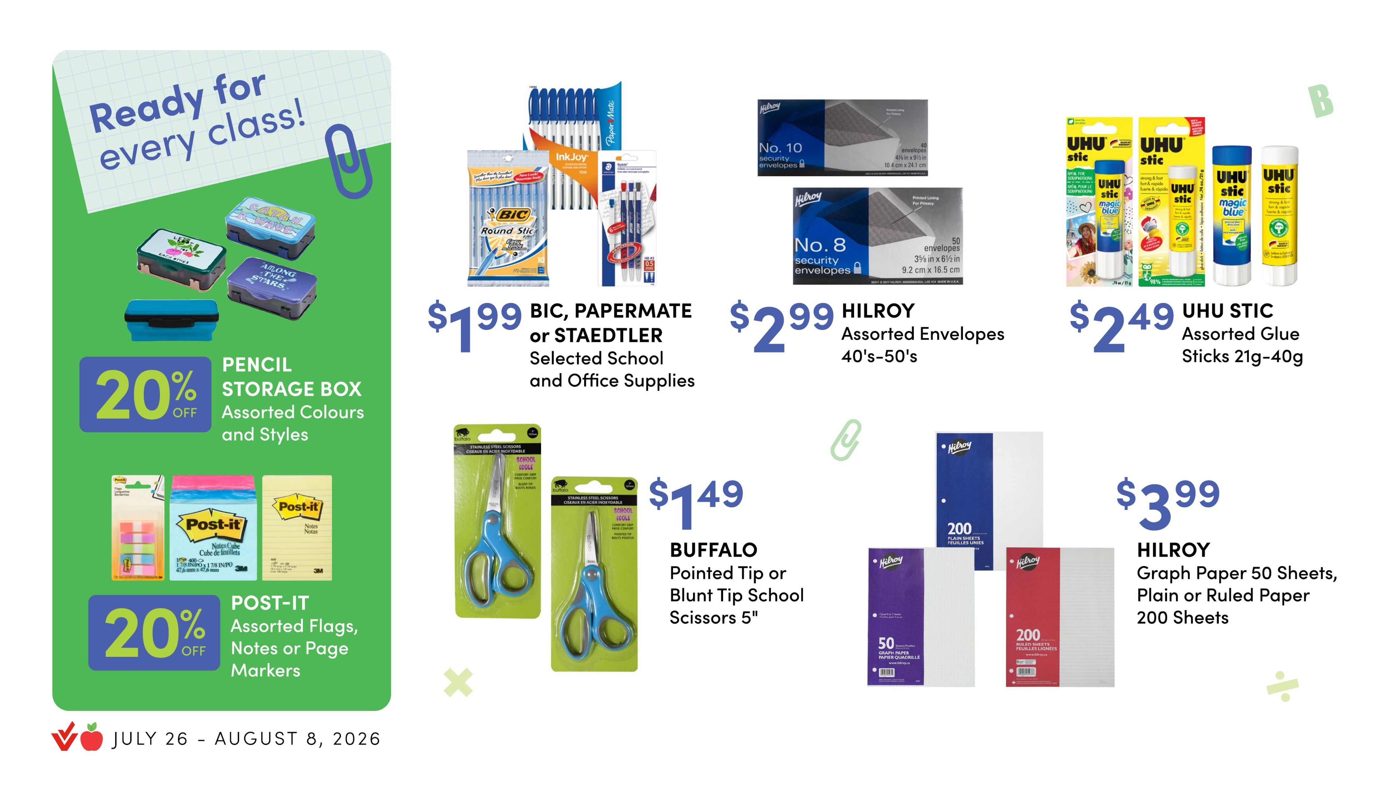 Apple Drugs Flyer July 26 to August 8