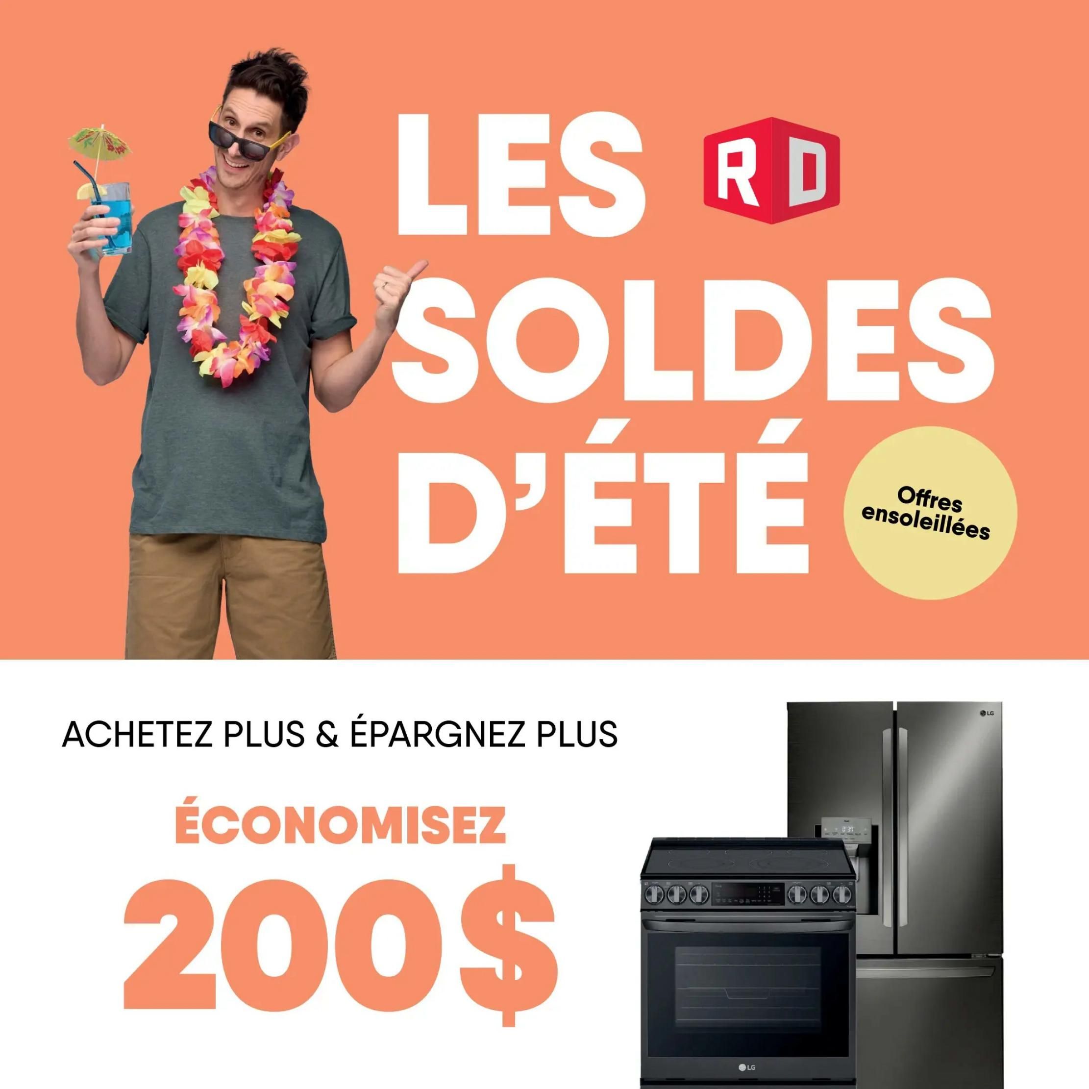 Meubles RD Flyer July 27 to August 2