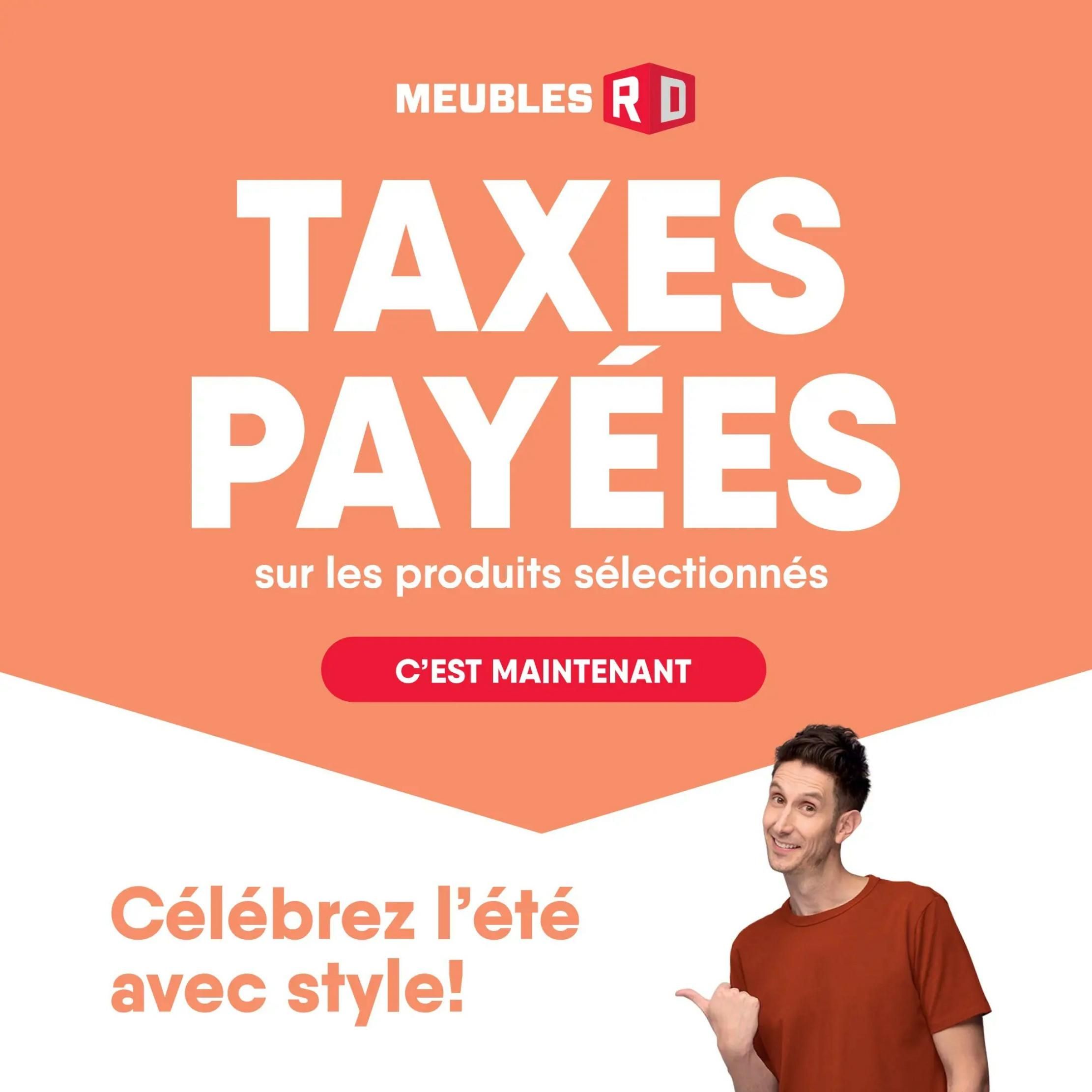 Meubles RD Flyer July 27 to August 2