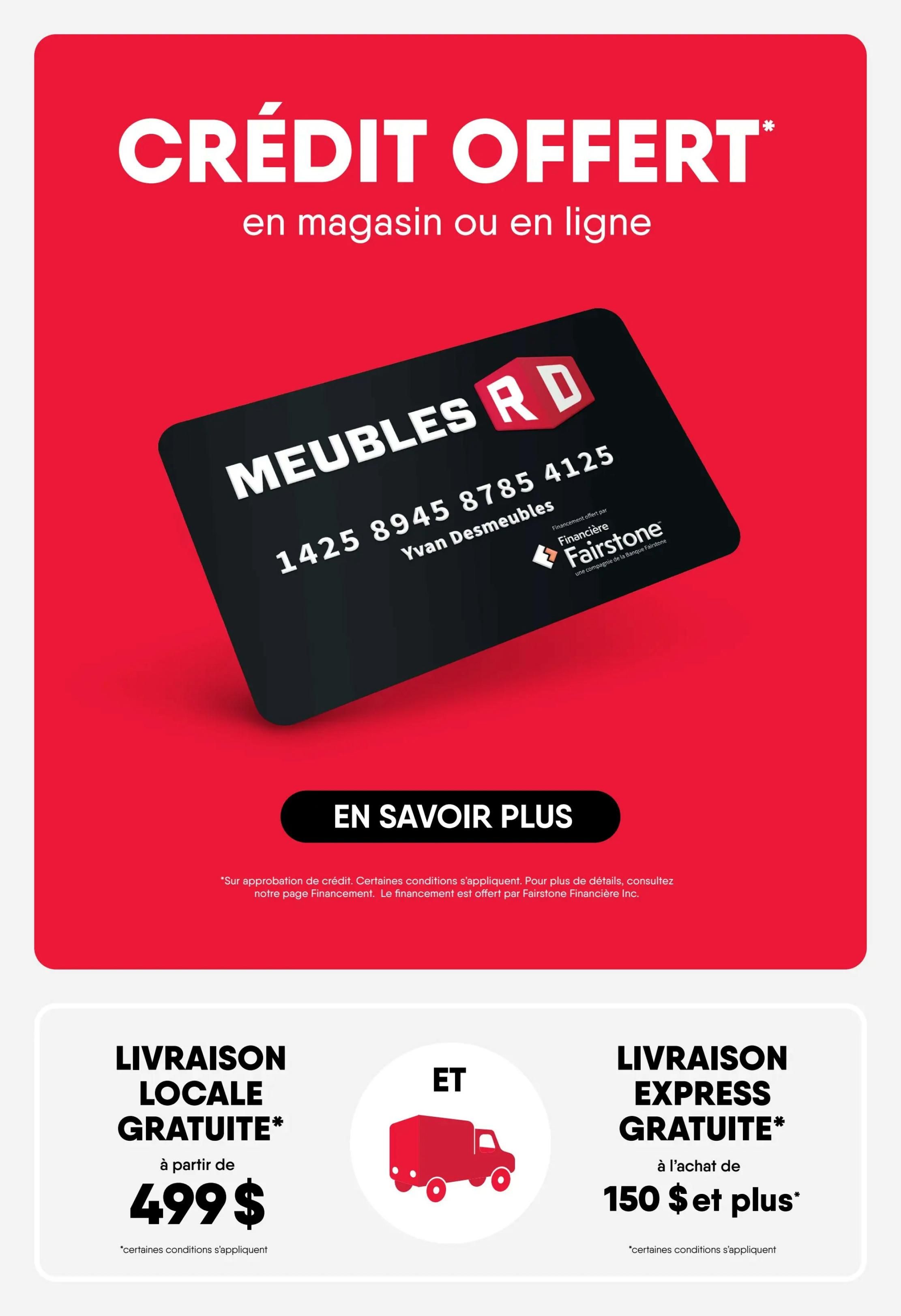 Meubles RD Flyer July 27 to August 2