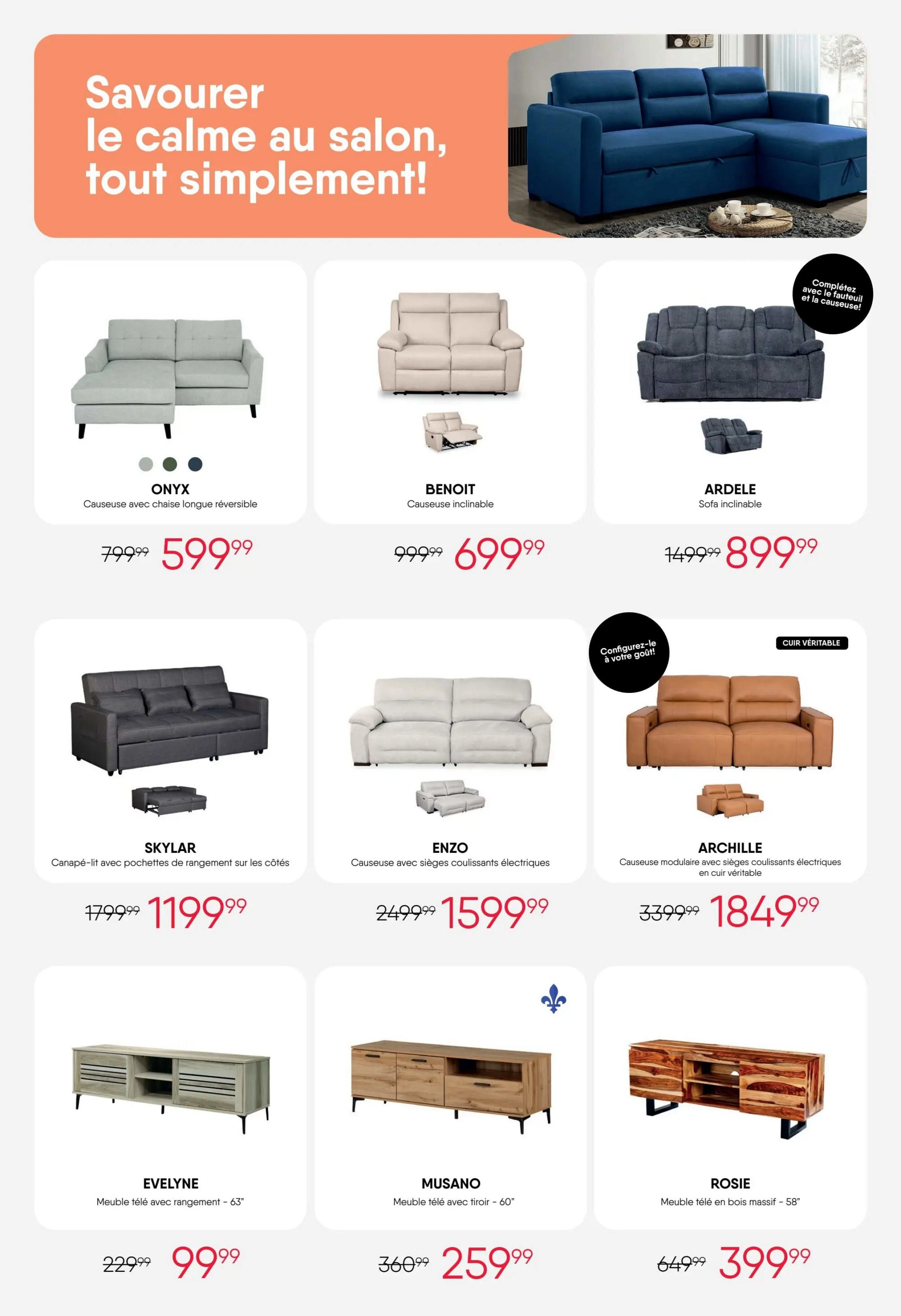 Meubles RD Flyer July 27 to August 2