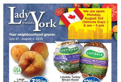 Lady York Foods Flyer July 27 to August 2