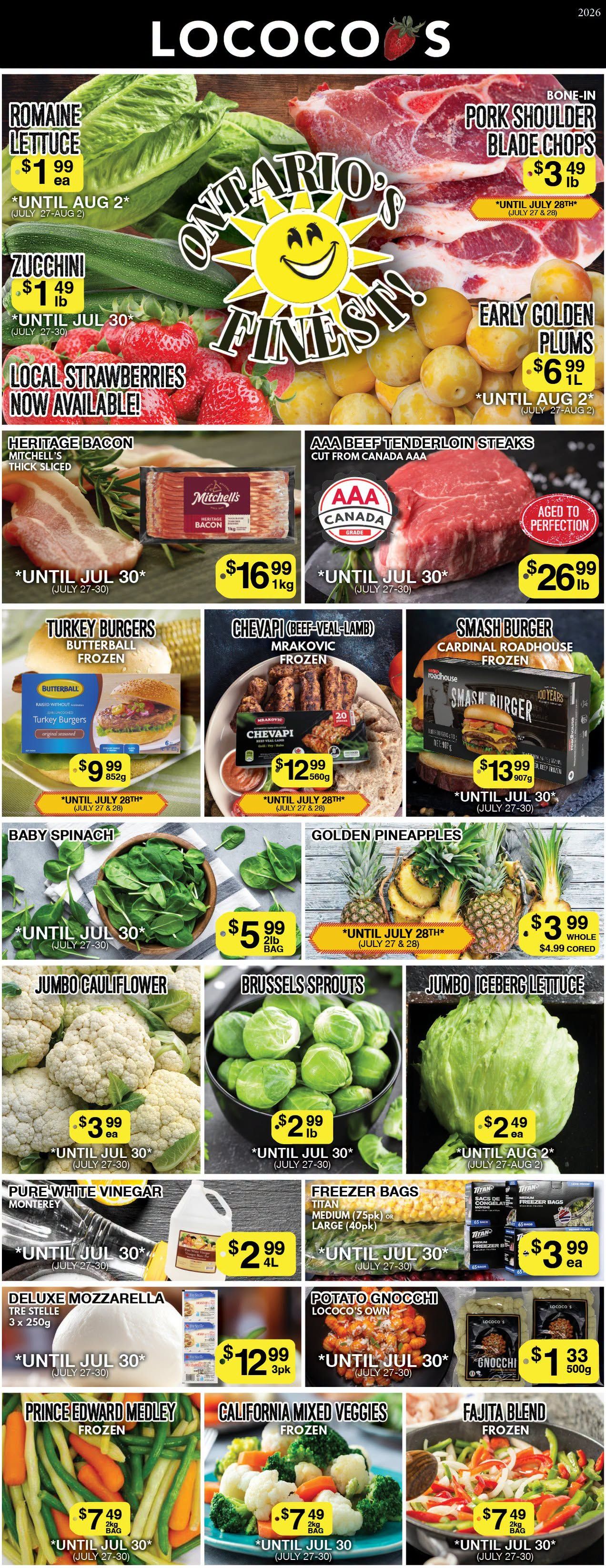 Lococo's Flyer July 27 to 30
