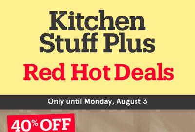 Kitchen Stuff Plus Red Hot Deals Flyer July 27 to August 3