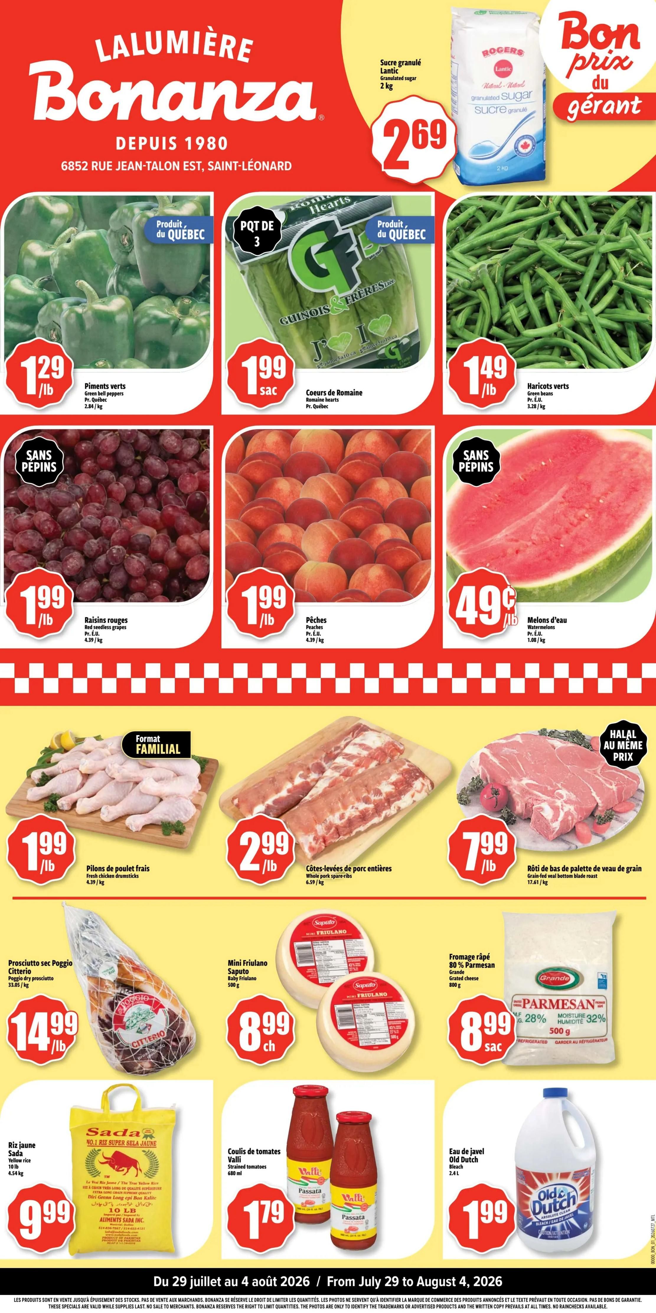 Bonanza Flyer July 29 to August 4