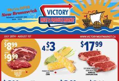 Victory Meat Market Flyer July 28 to August 1