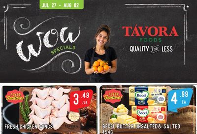 Tavora Foods Flyer July 27 to August 2