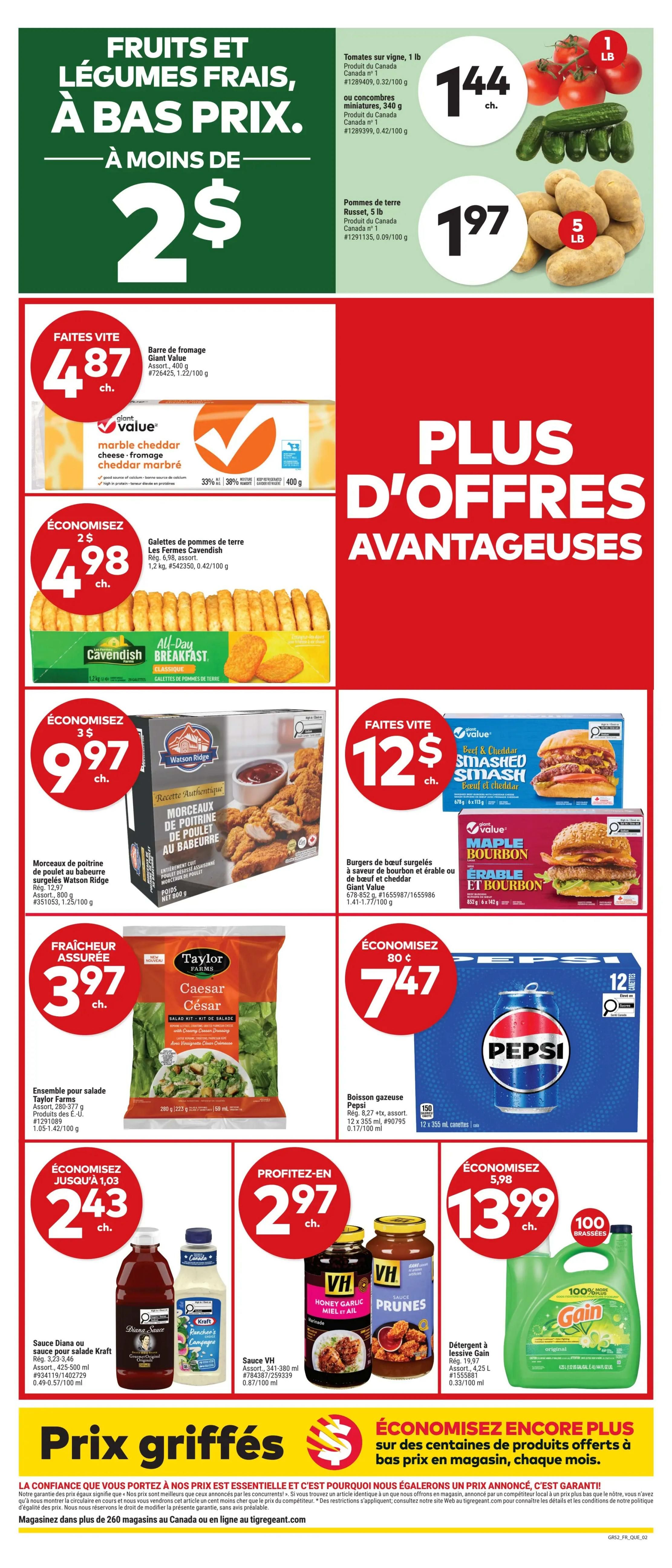 Tigre Géant Flyer July 29 to August 4