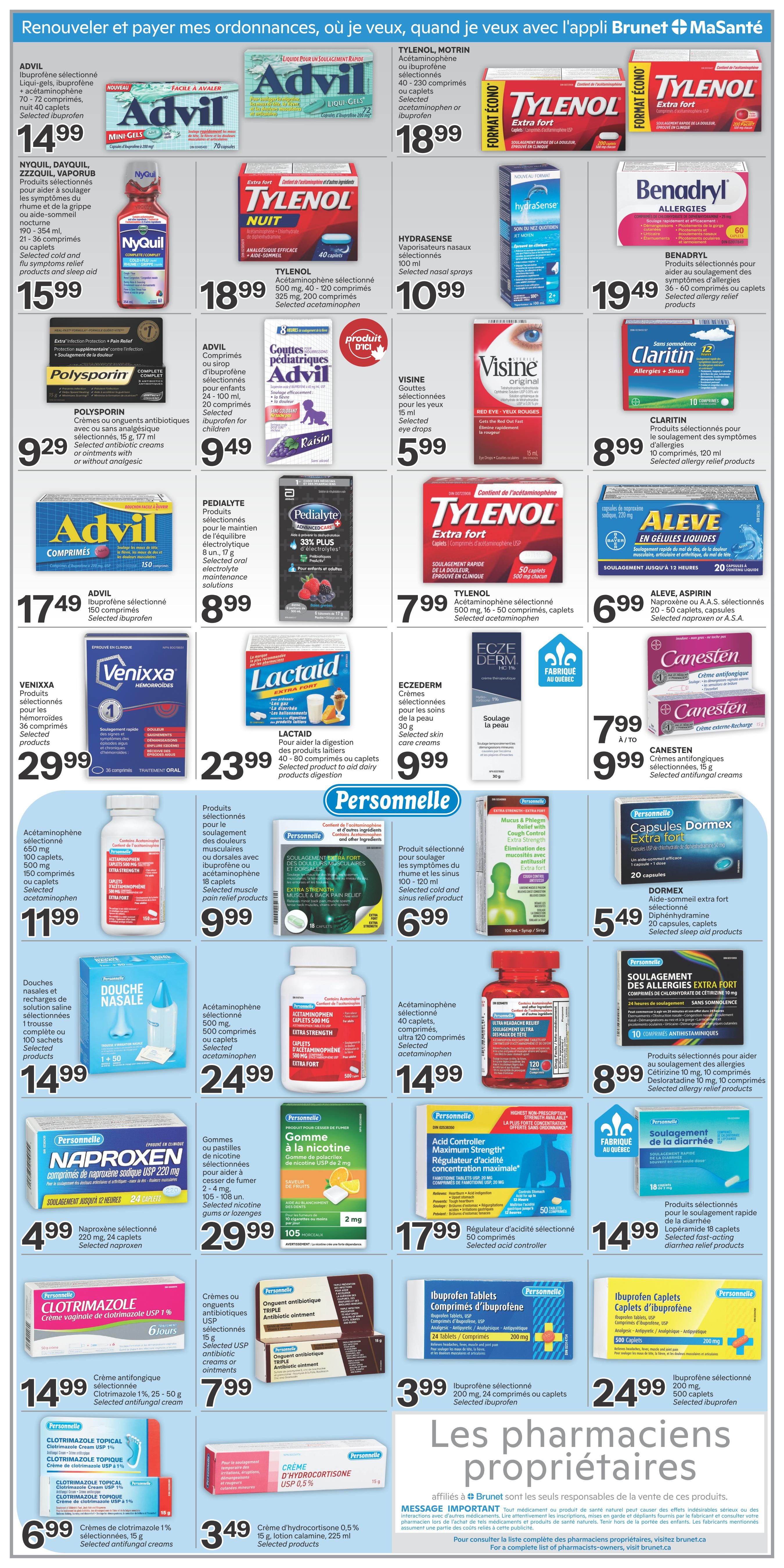 Brunet Flyer July 30 to August 5