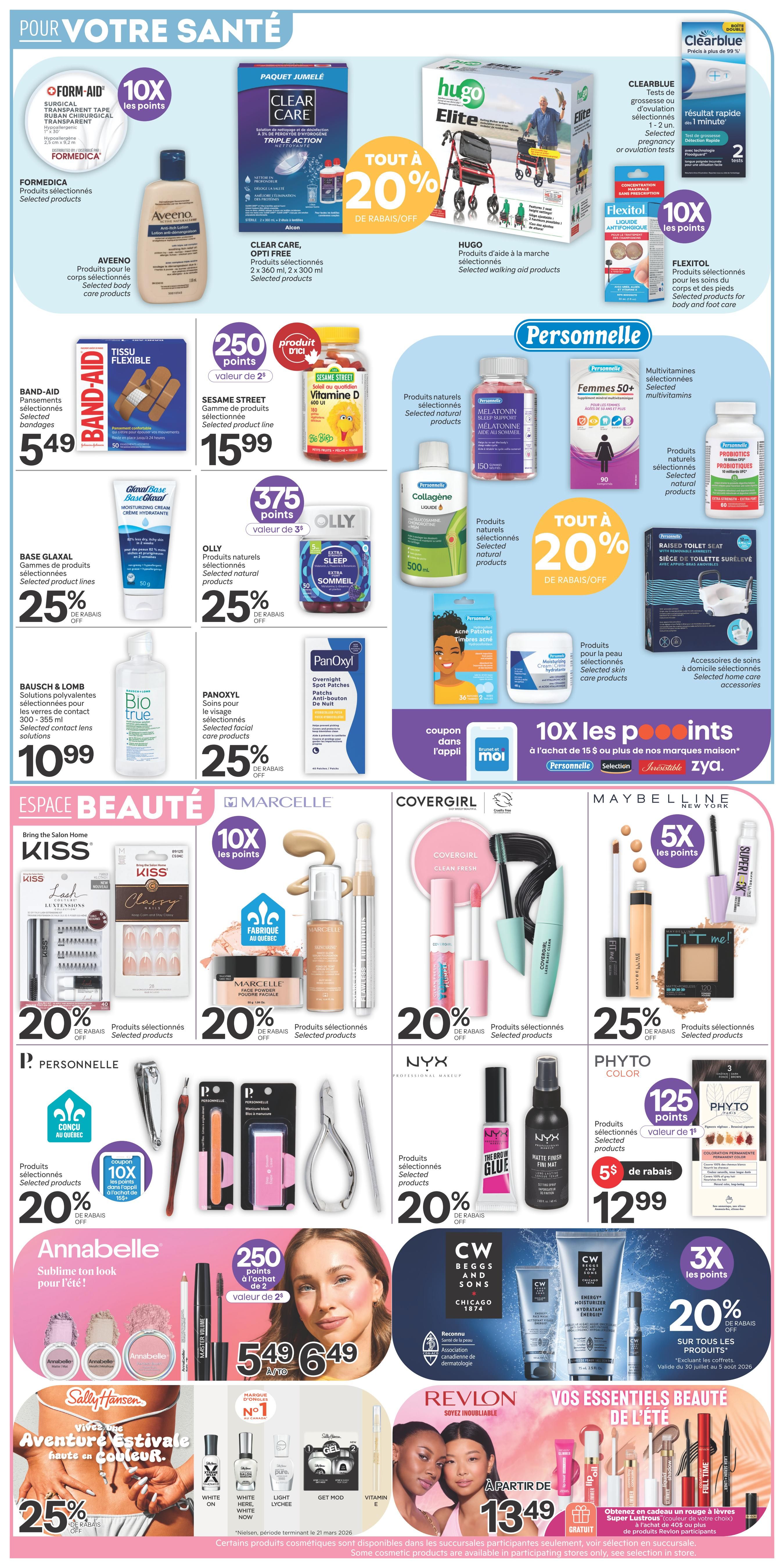 Brunet Flyer July 30 to August 5