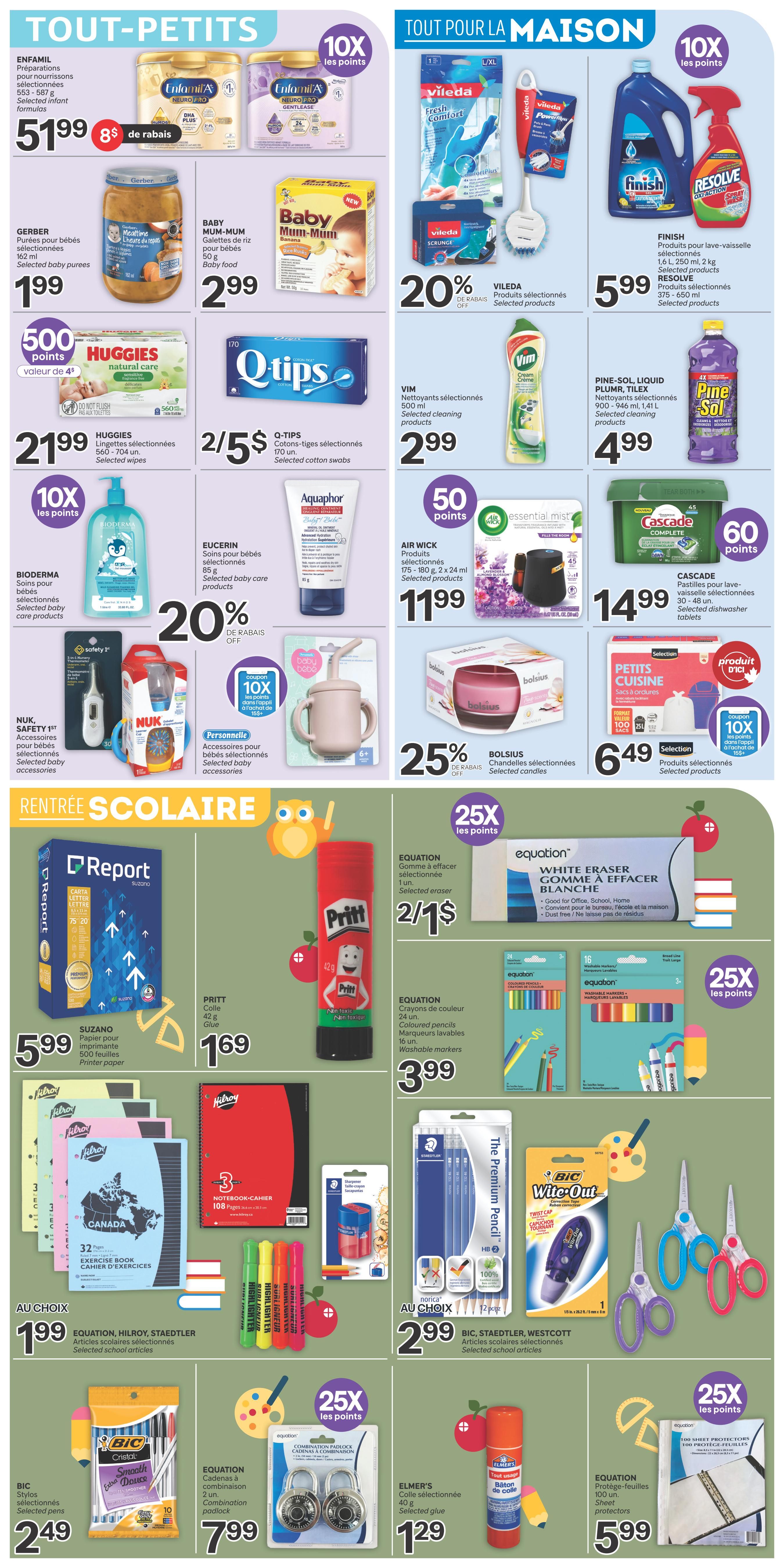 Brunet Flyer July 30 to August 5