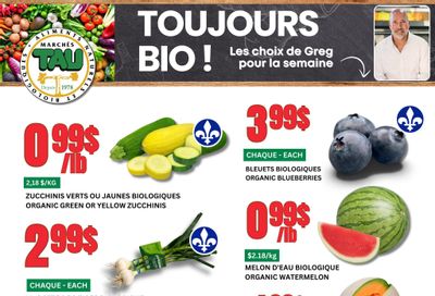 Marches Tau Produce Flyer July 27 to August 2