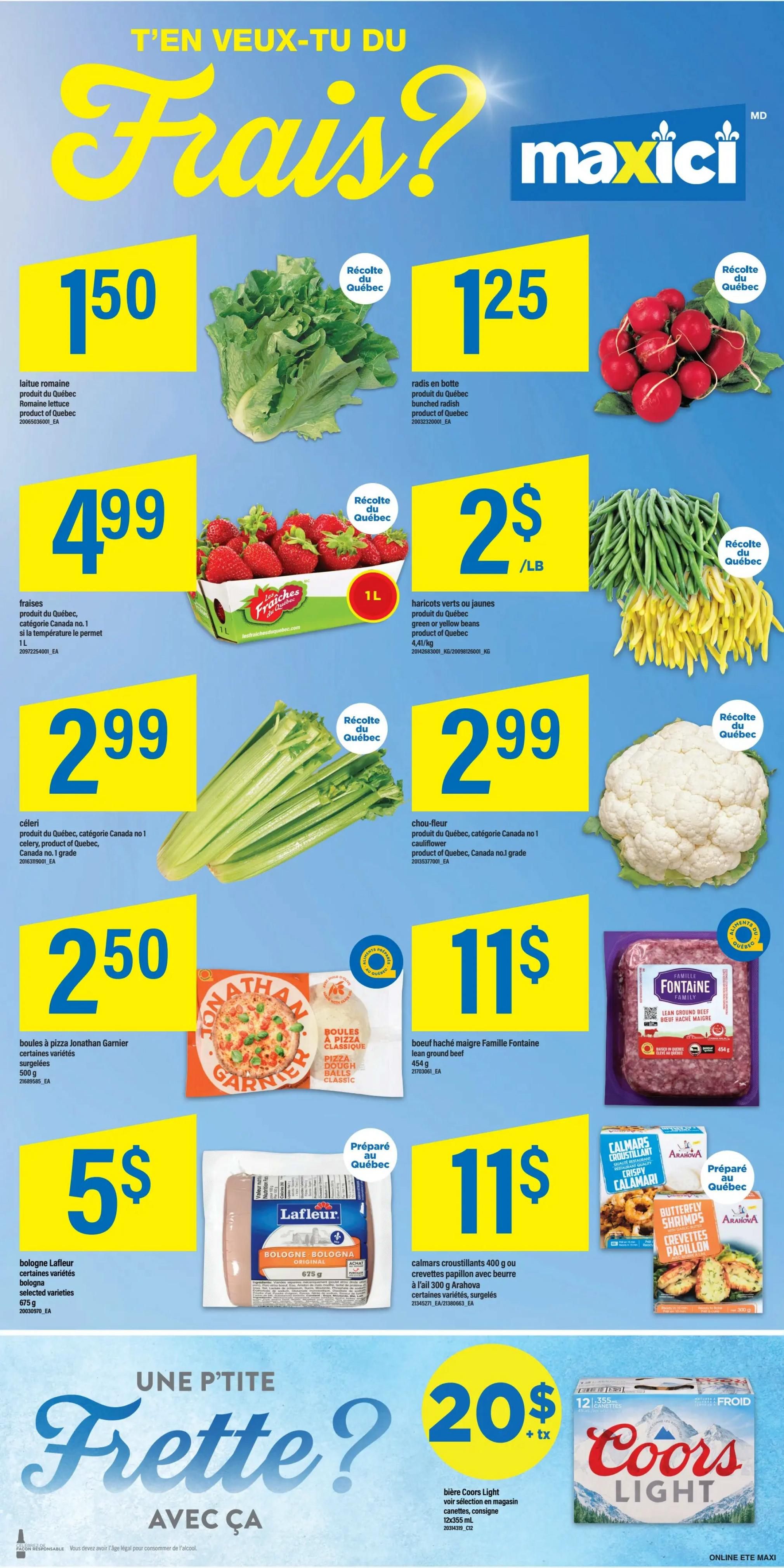 Maxi Flyer July 30 to August 5