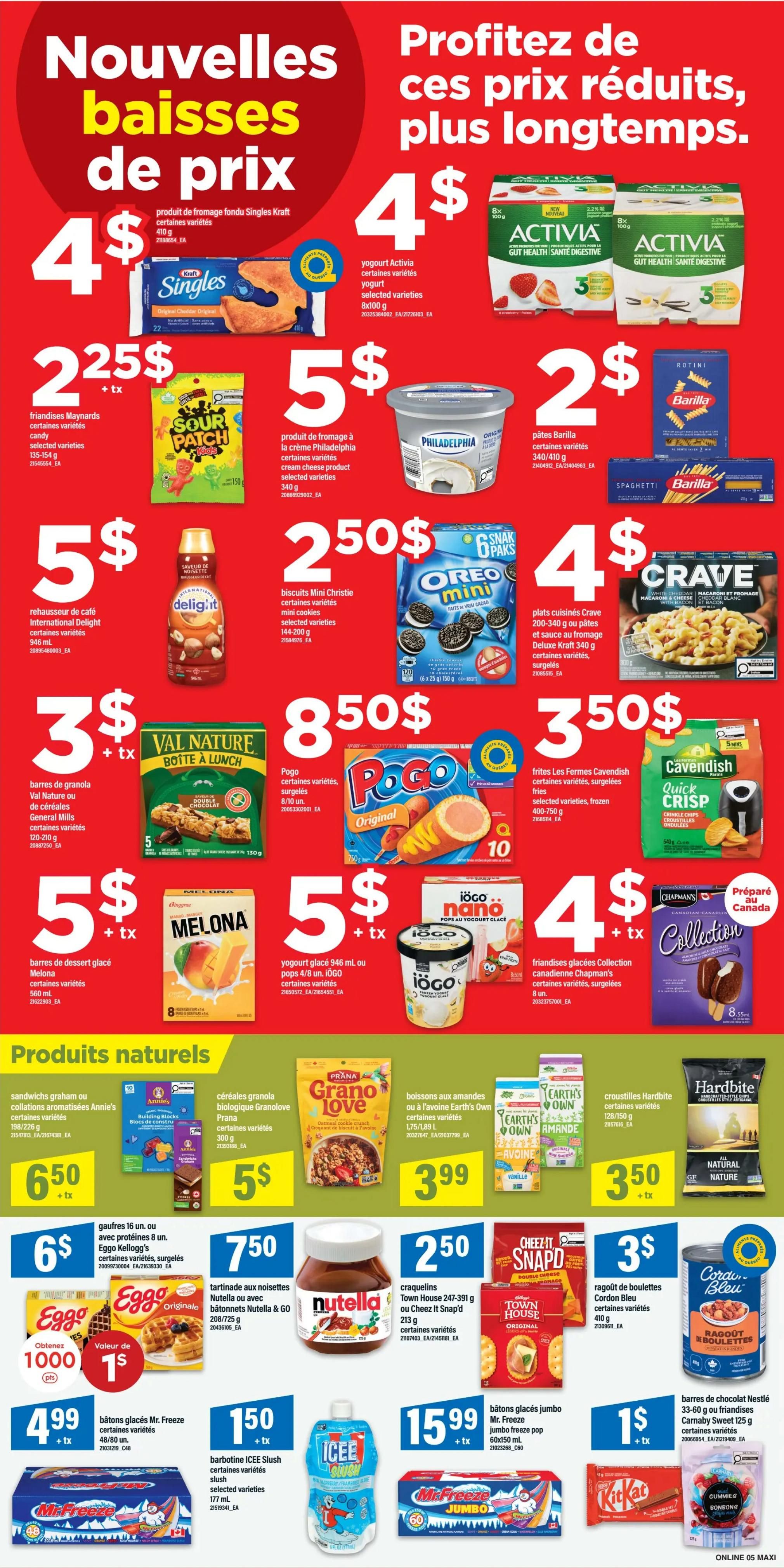 Maxi Flyer July 30 to August 5