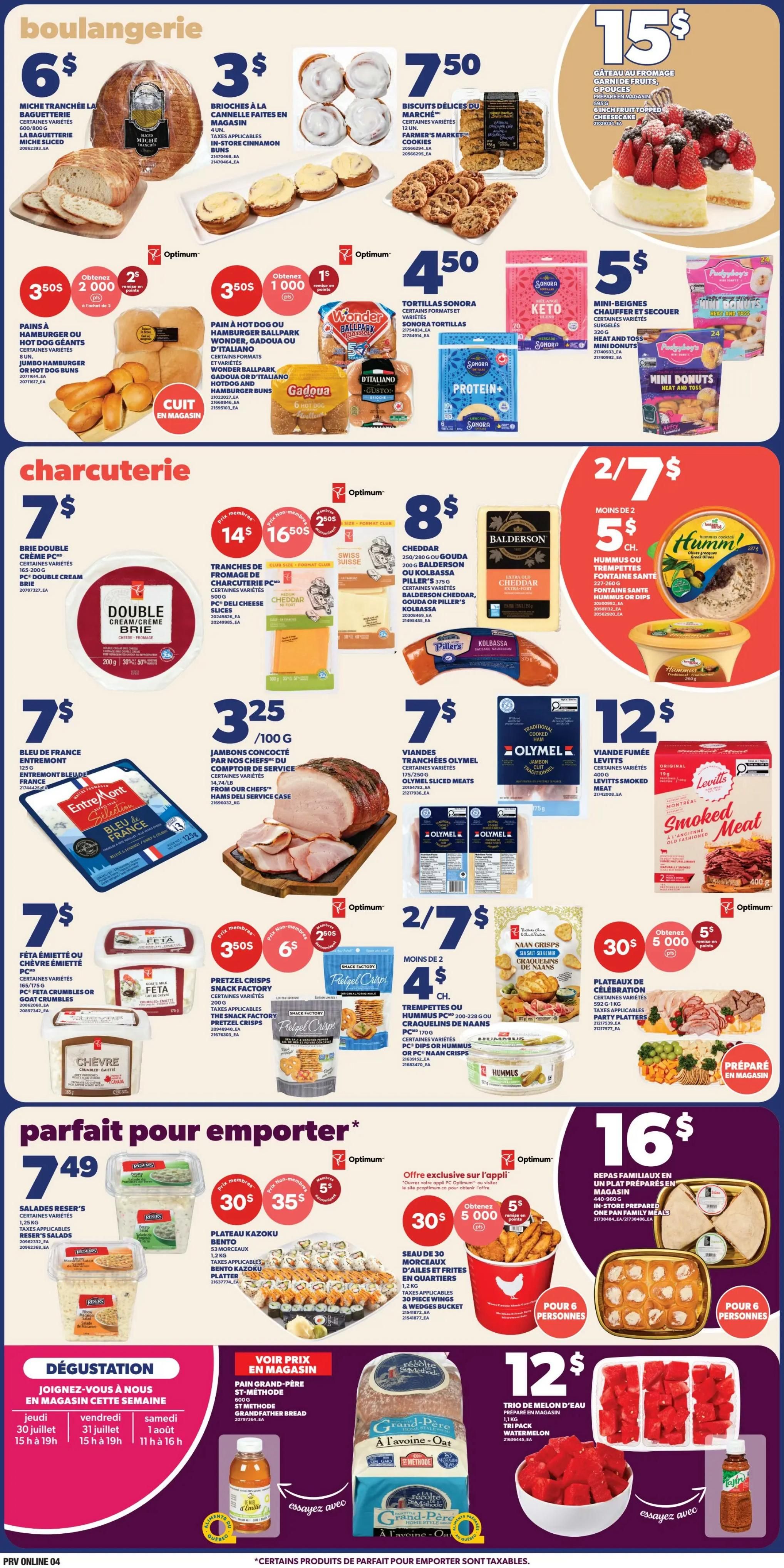 Provigo Flyer July 30 to August 5