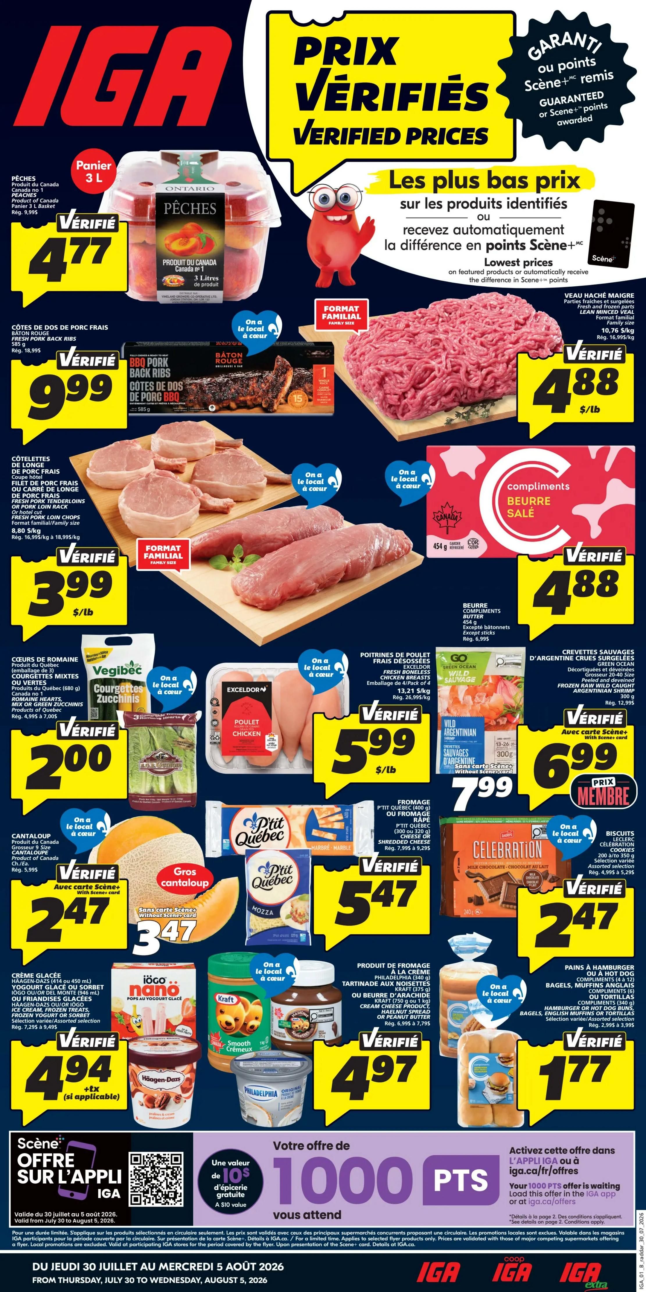 IGA (QC) Flyer July 30 to August 5