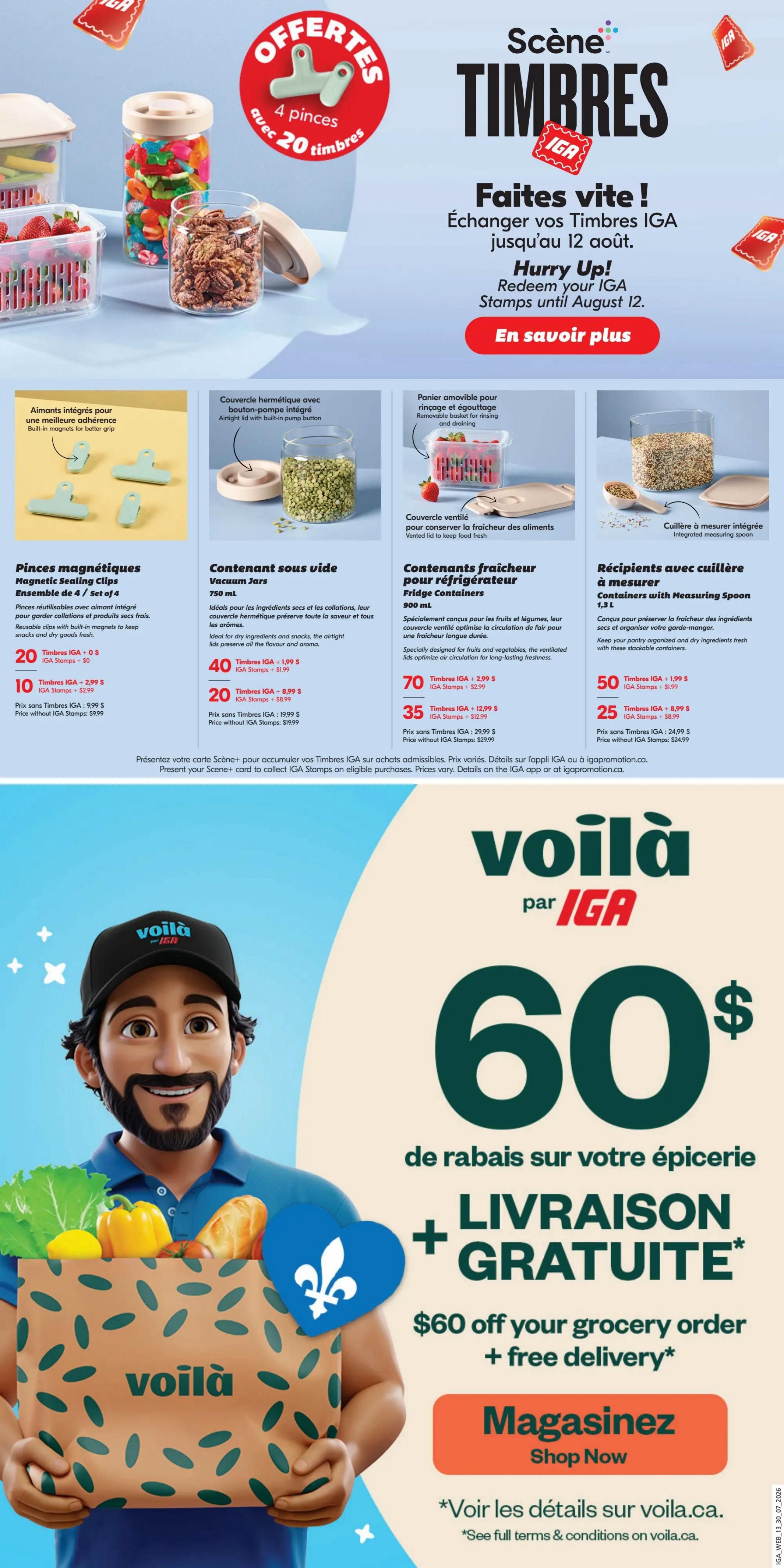 IGA (QC) Flyer July 30 to August 5