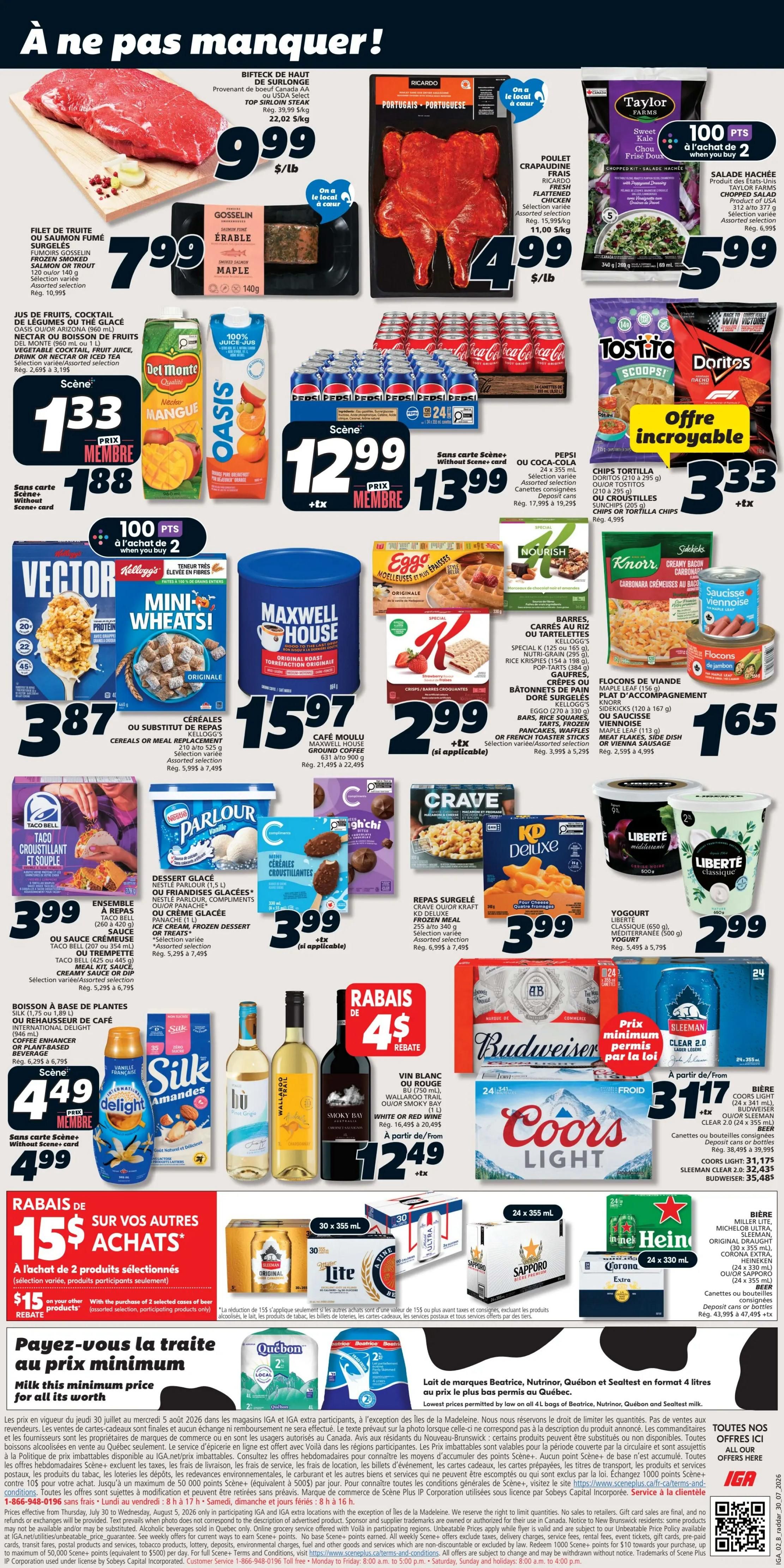 IGA (QC) Flyer July 30 to August 5