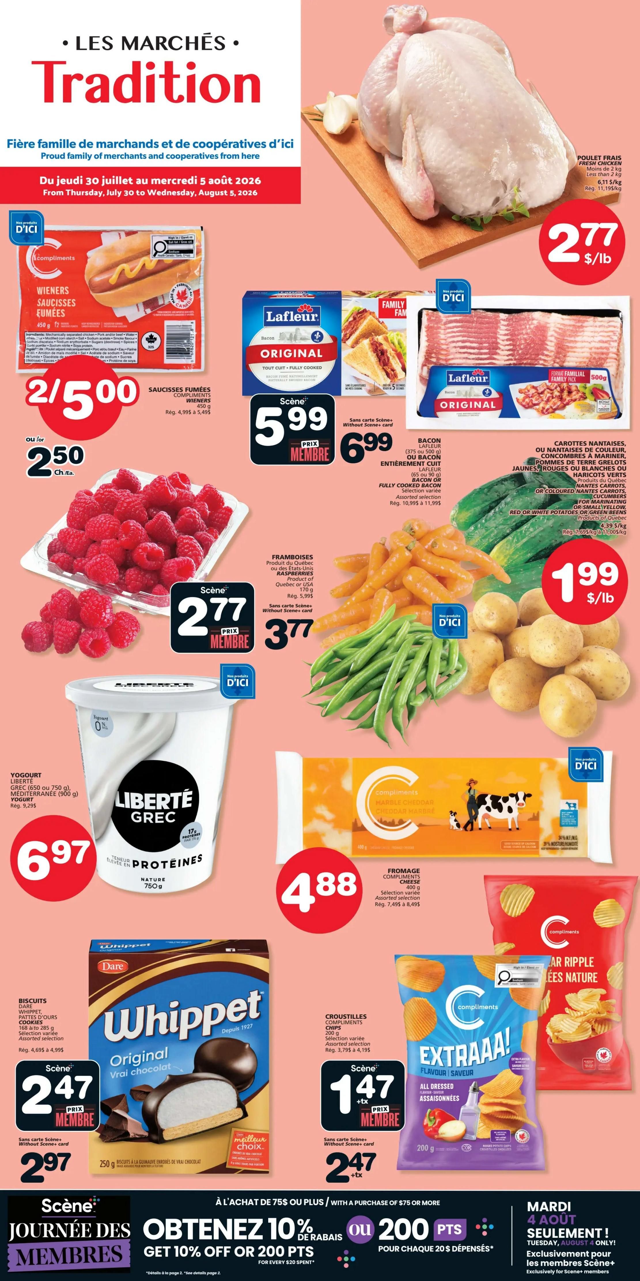 Marche Tradition (QC) Flyer July 30 to August 5