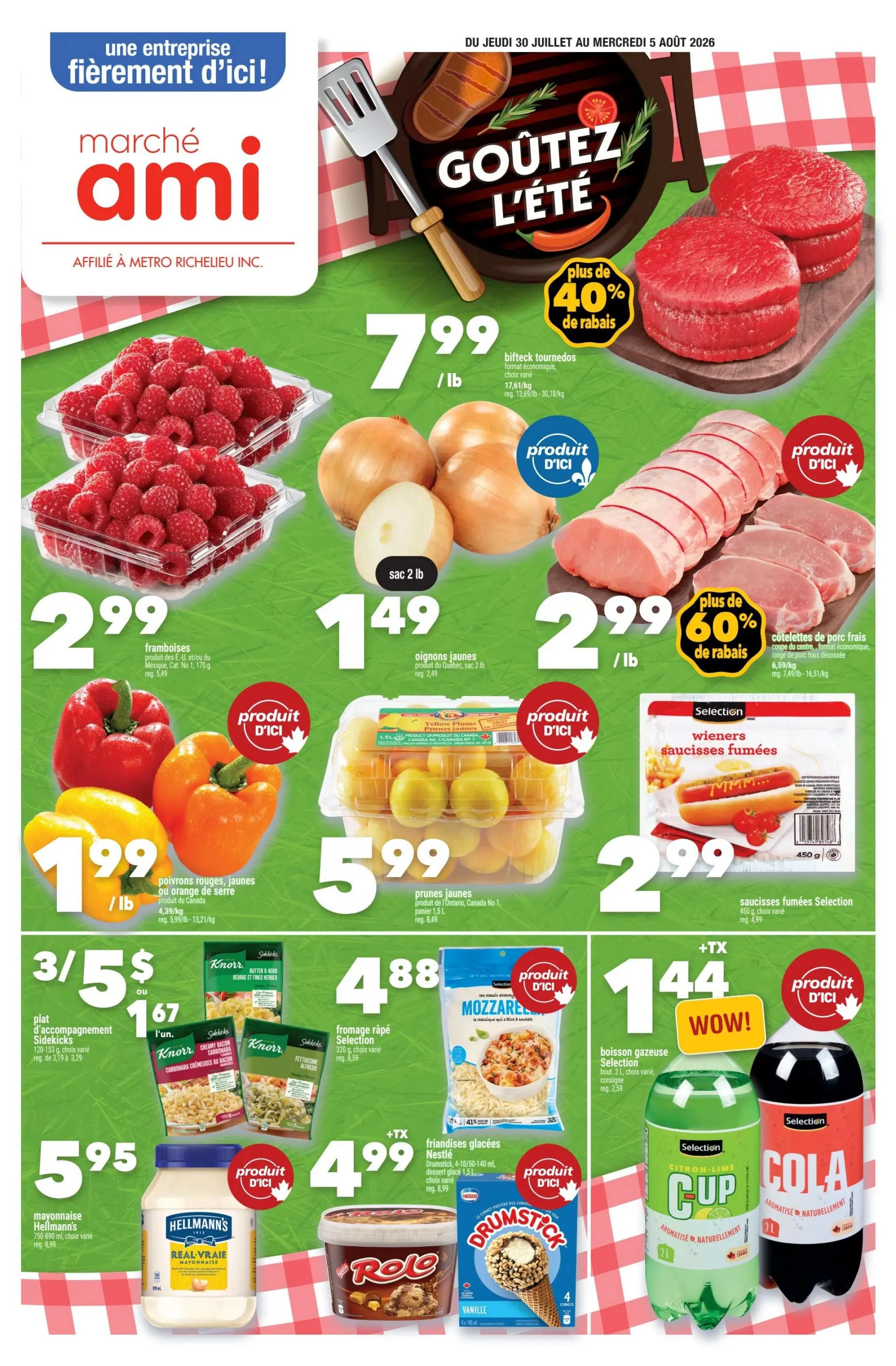 Marche Ami Flyer July 30 to August 5