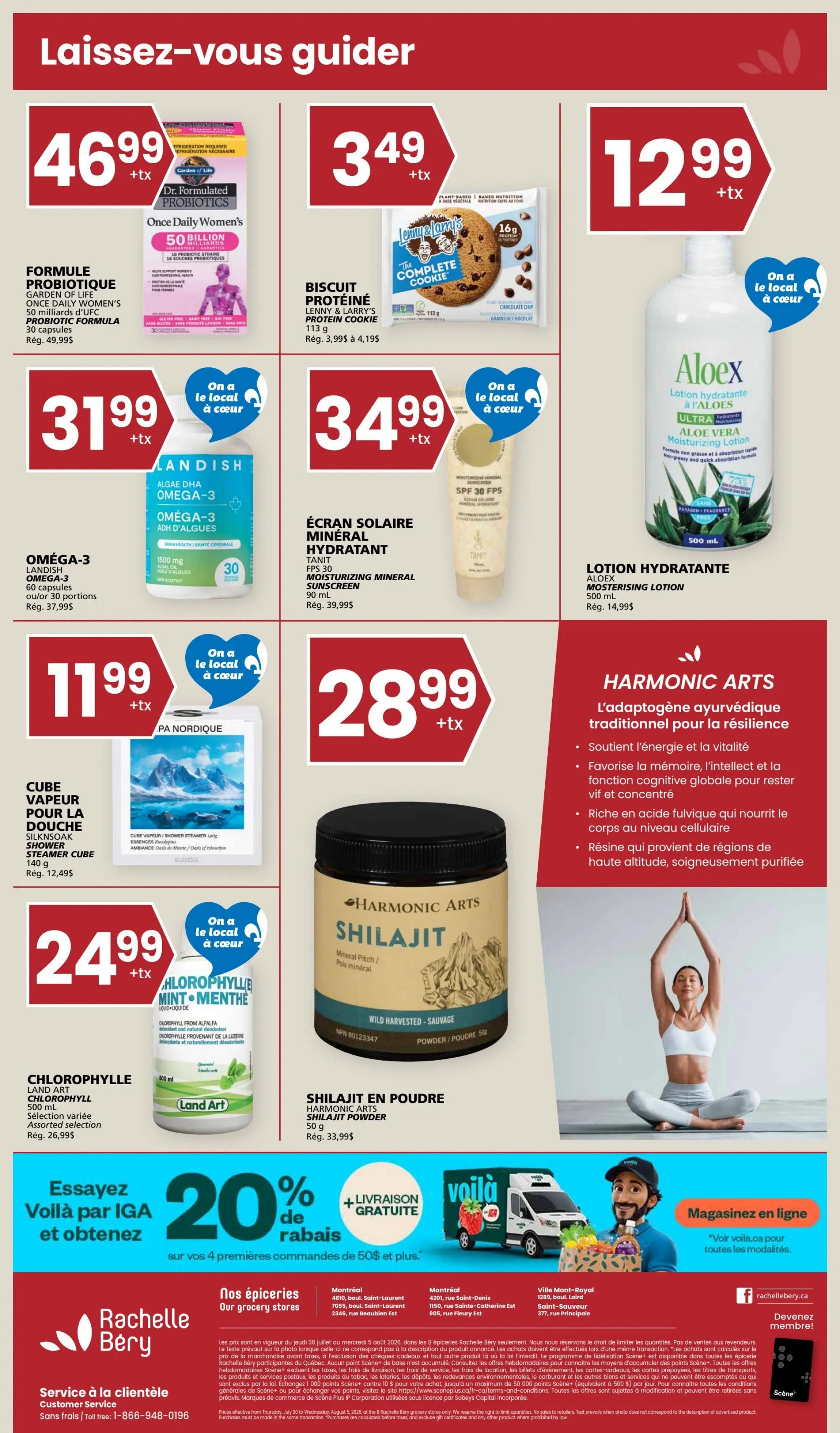 Rachelle Bery Grocery Flyer July 30 to August 5