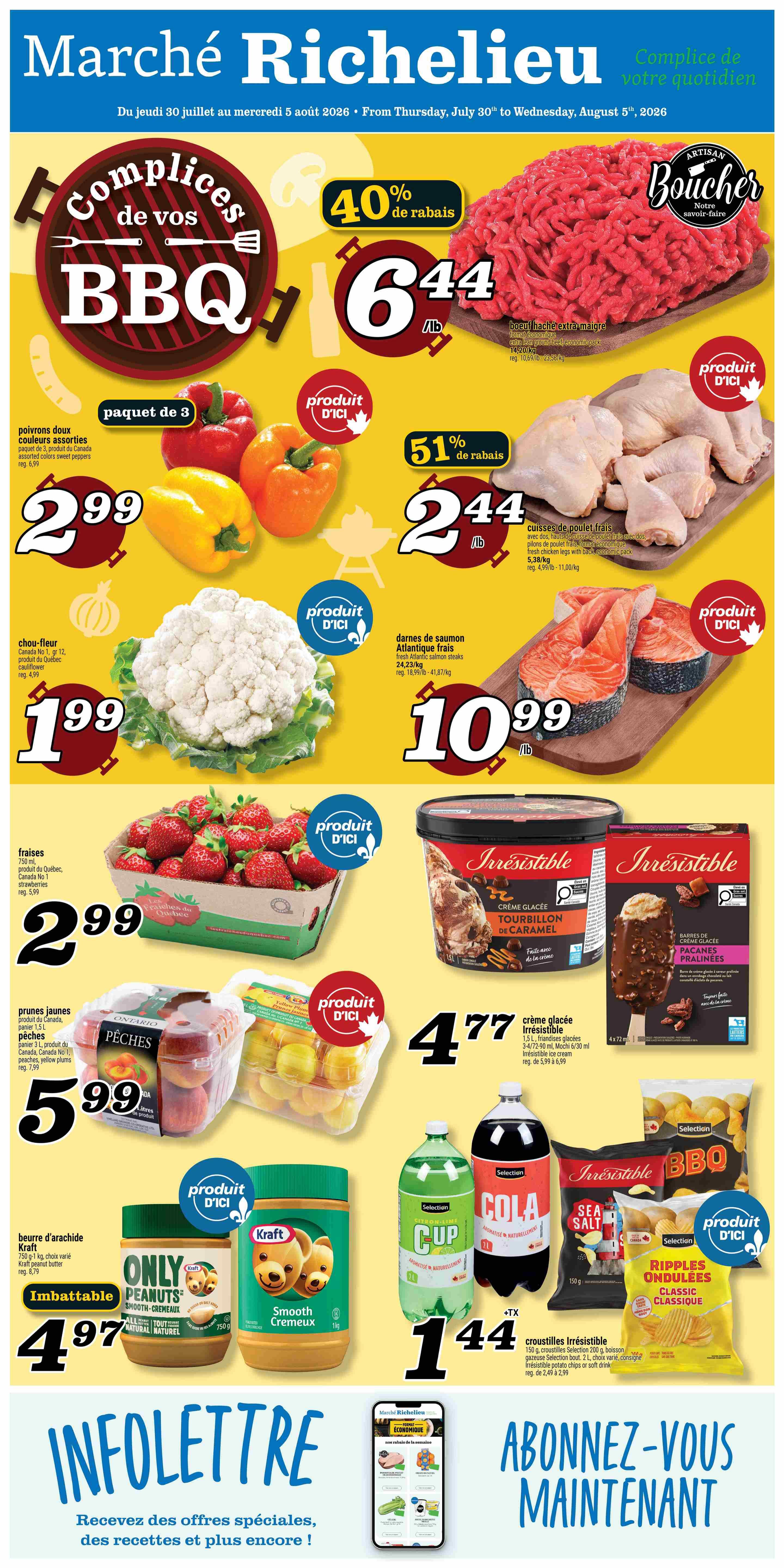 Marche Richelieu Flyer July 30 to August 5