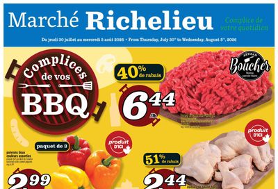 Marche Richelieu Flyer July 30 to August 5