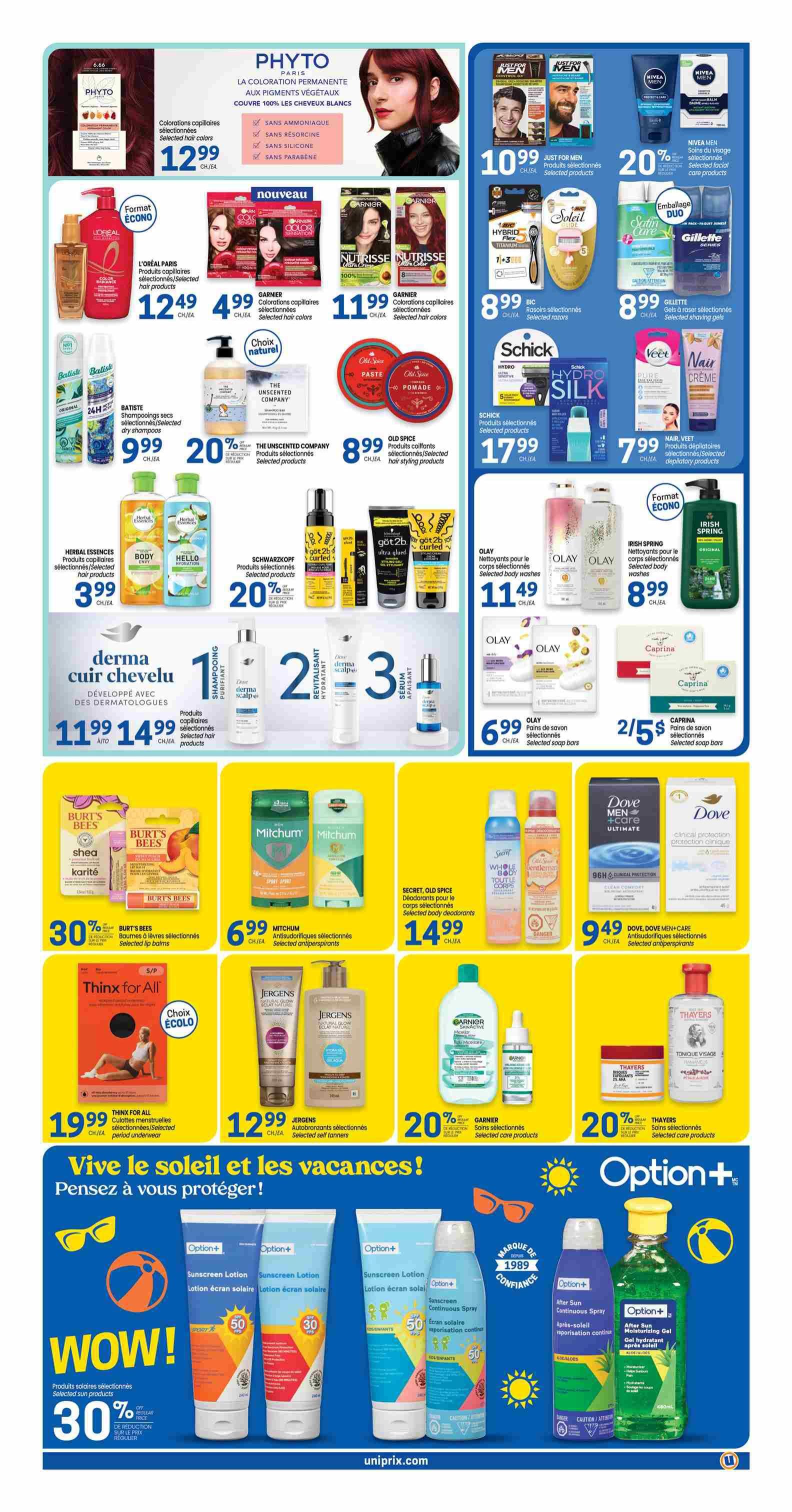 Uniprix Flyer July 30 to August 5