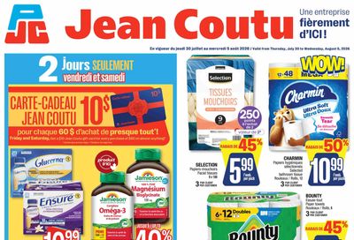 Jean Coutu Flyer July 30 to August 5