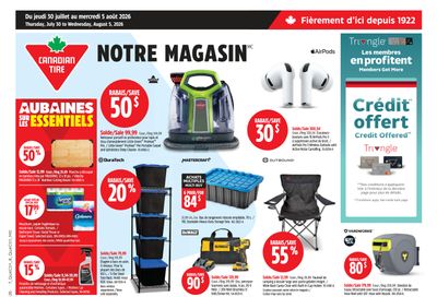 Canadian Tire (QC) Flyer July 30 to August 5