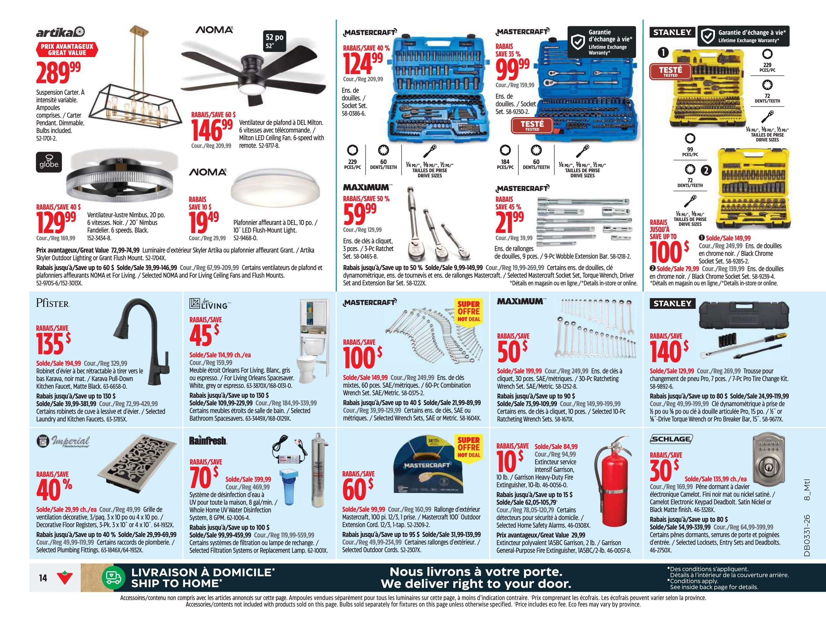 Canadian Tire (QC) Flyer July 30 to August 5