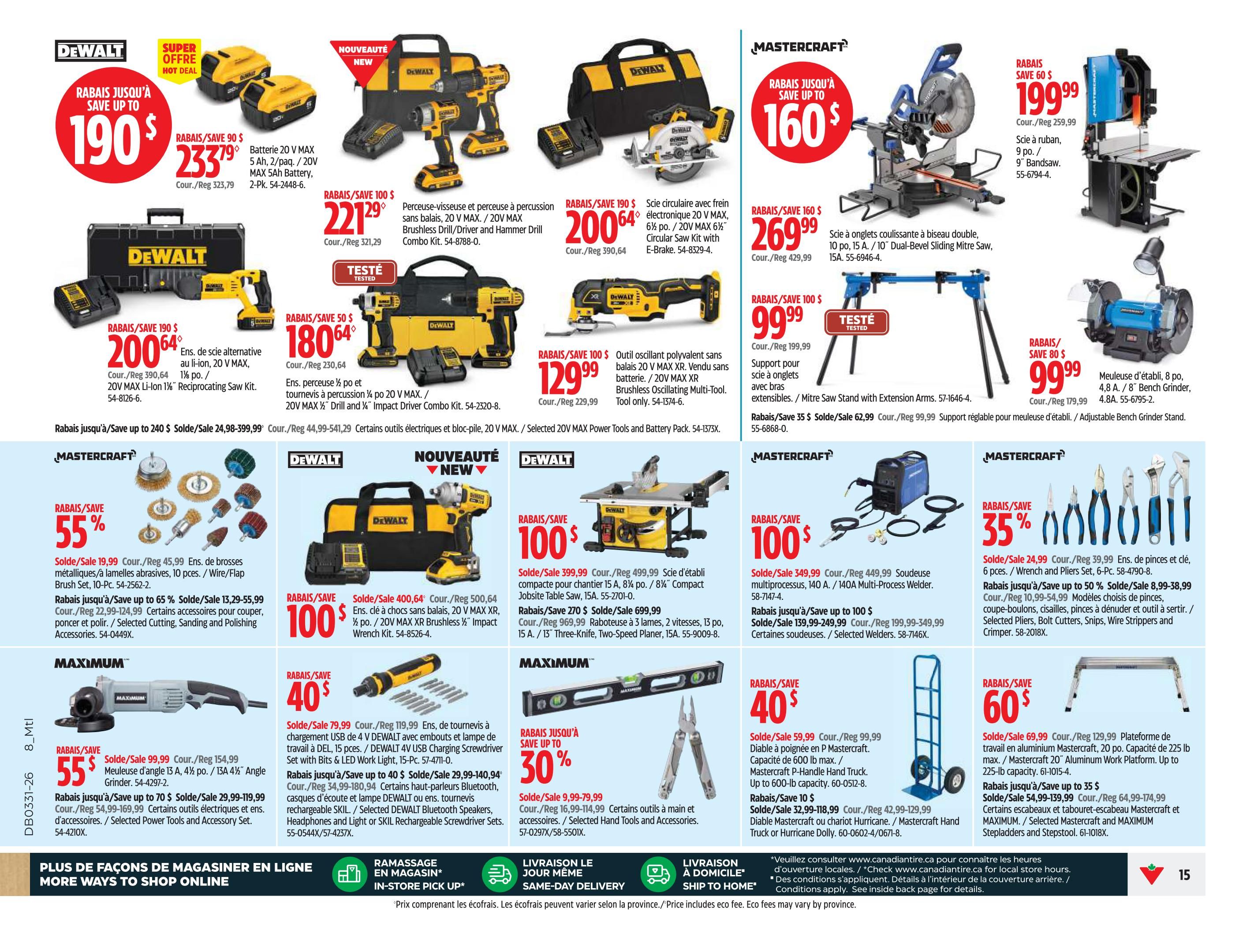 Canadian Tire (QC) Flyer July 30 to August 5