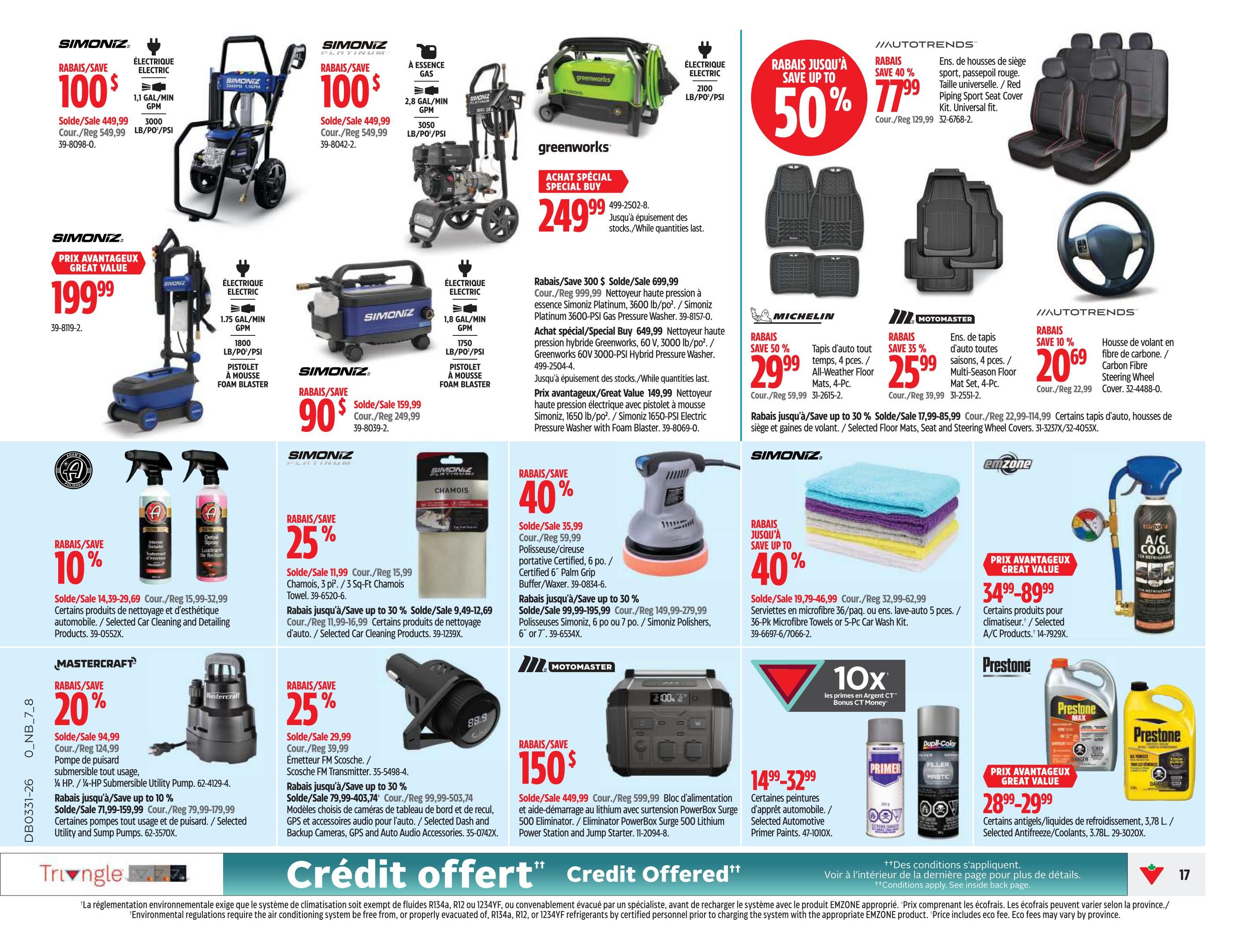 Canadian Tire (QC) Flyer July 30 to August 5