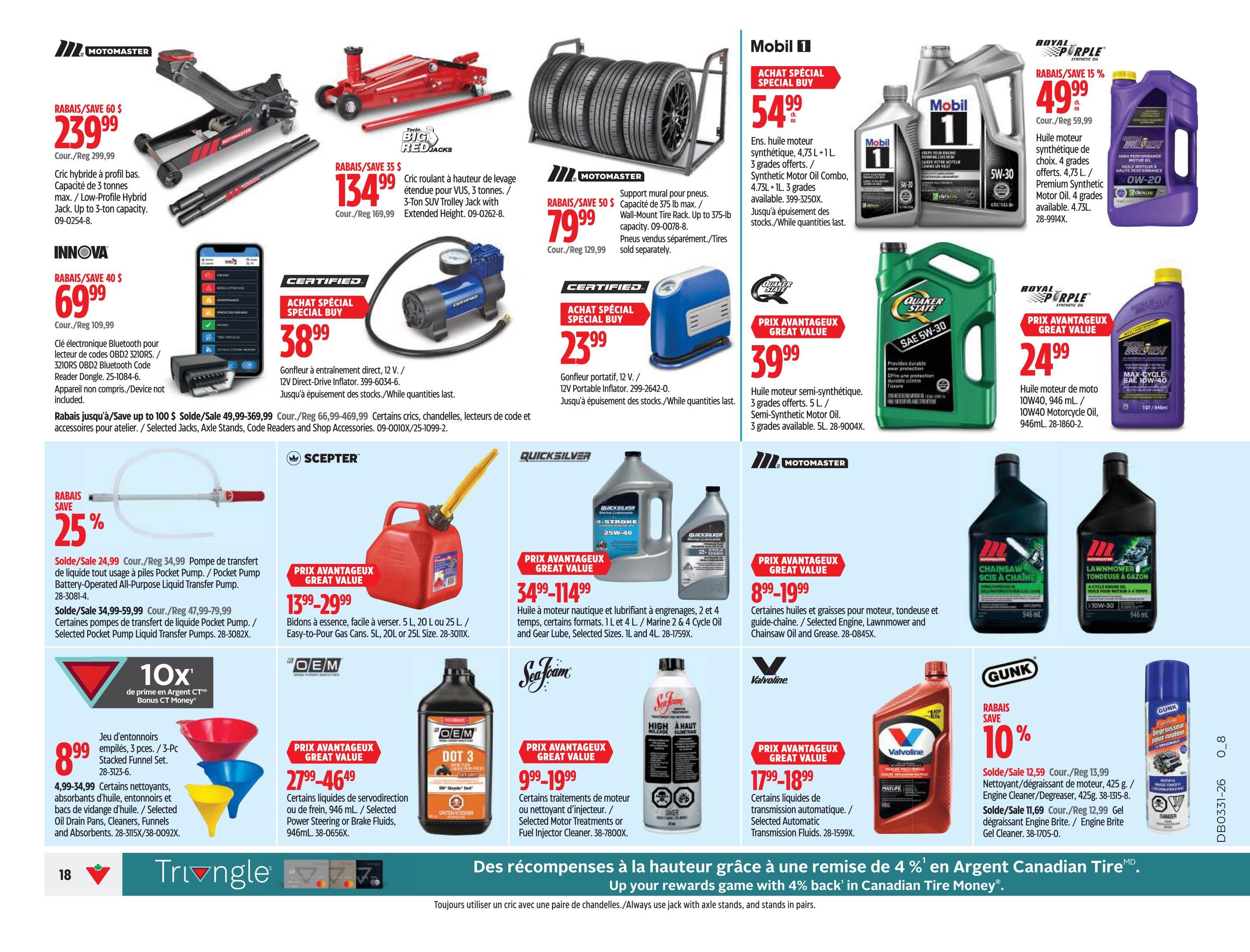 Canadian Tire (QC) Flyer July 30 to August 5