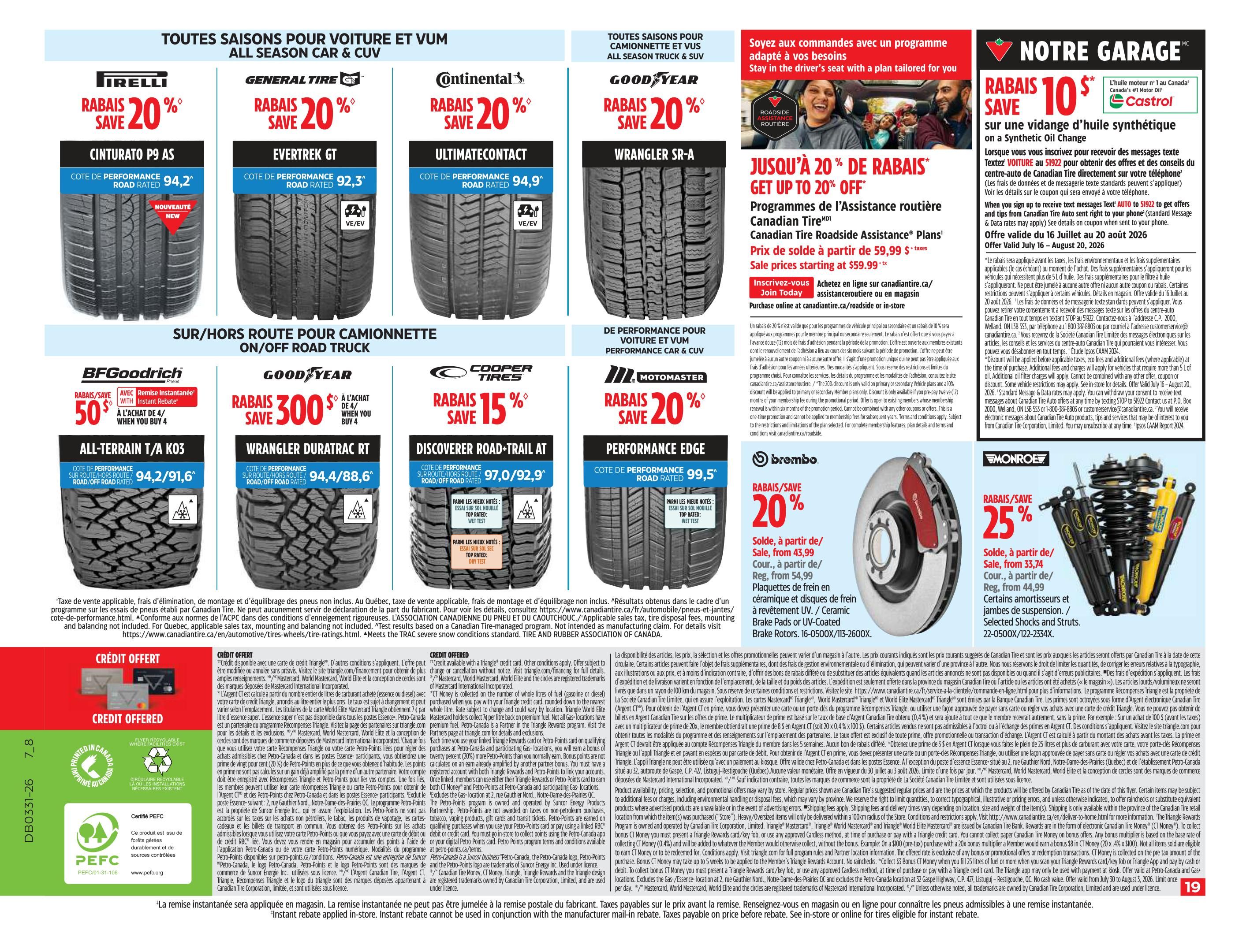 Canadian Tire (QC) Flyer July 30 to August 5