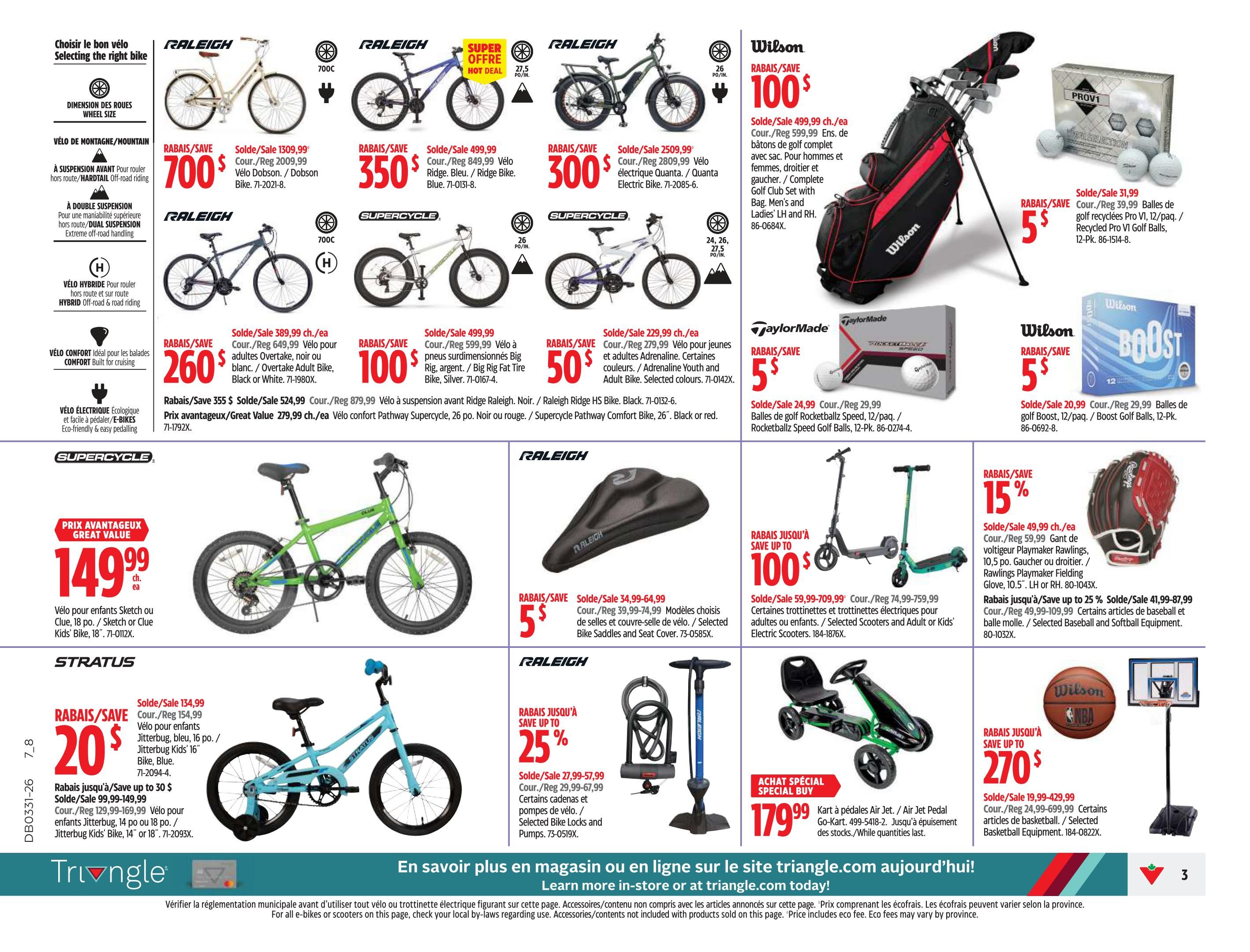 Canadian Tire (QC) Flyer July 30 to August 5