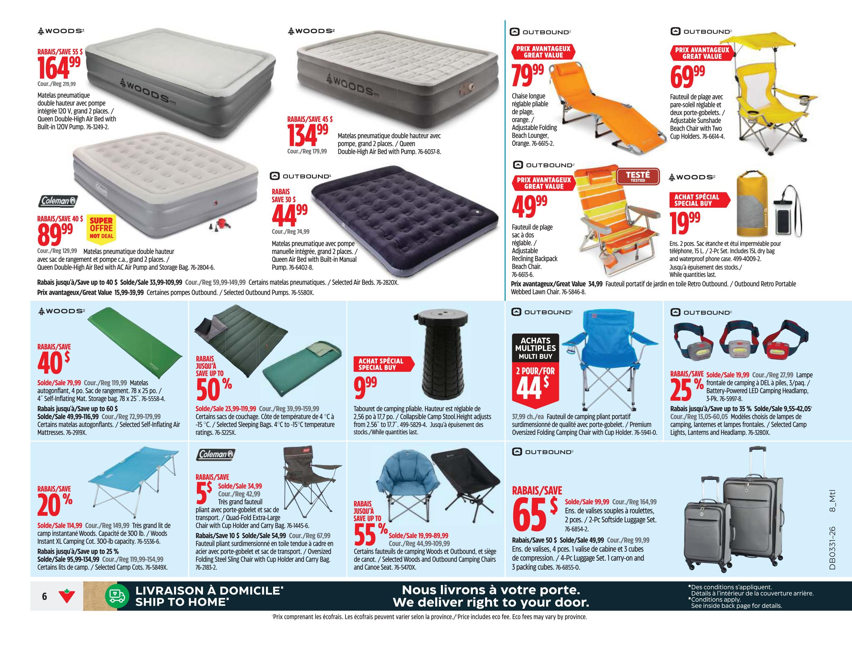 Canadian Tire (QC) Flyer July 30 to August 5